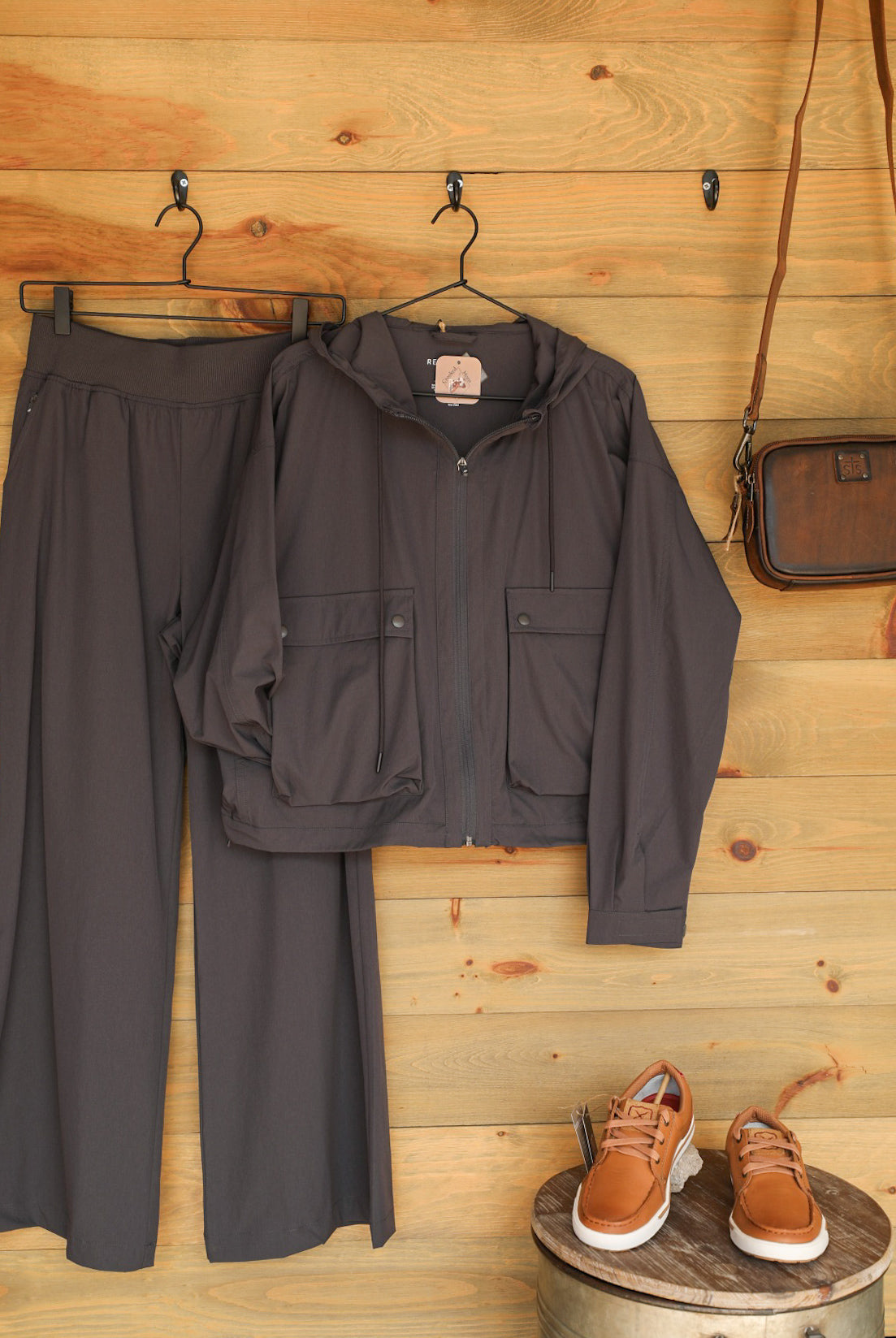 Walker Jogger Set-Lounge / Activewear-Crooked Horn Company, Online Women's Fashion Boutique in San Tan Valley, Arizona 85140