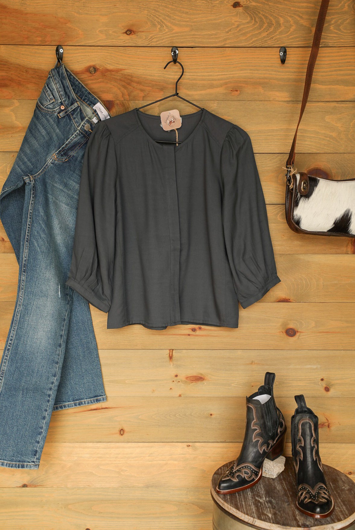 Mitchell Top-Shirts-Crooked Horn Company, Online Women's Fashion Boutique in San Tan Valley, Arizona 85140