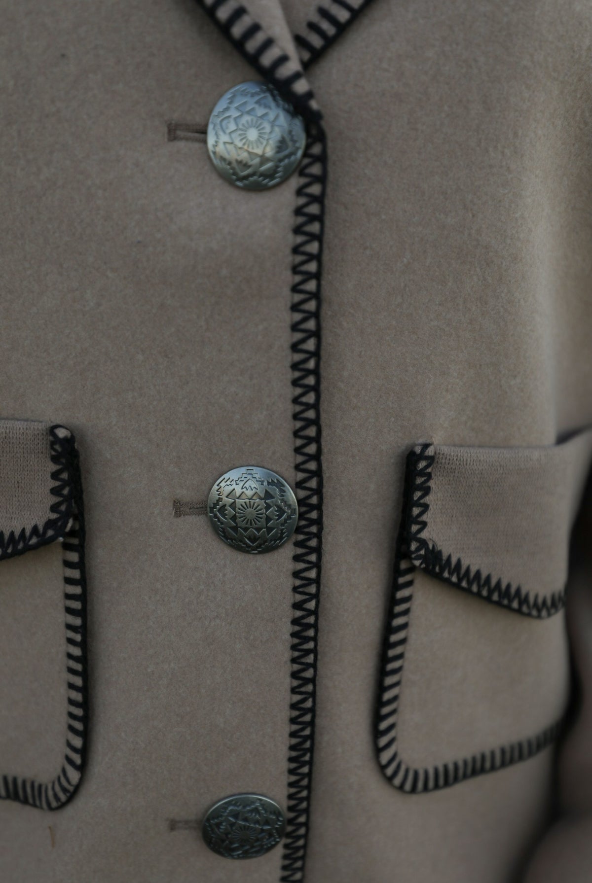 Whipstitch Blazer-Jacket-Crooked Horn Company, Online Women's Fashion Boutique in San Tan Valley, Arizona 85140