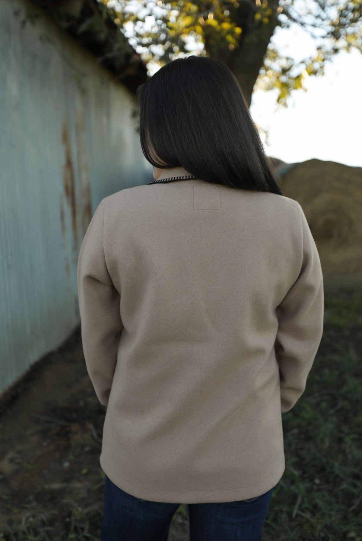 Whipstitch Blazer-Jacket-Crooked Horn Company, Online Women's Fashion Boutique in San Tan Valley, Arizona 85140