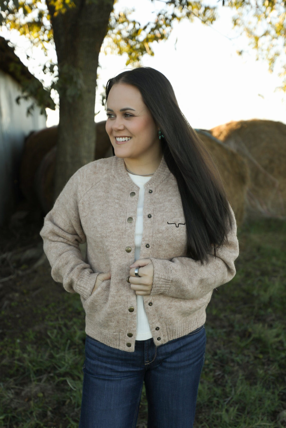 Ennis Sweater Jacket-Jacket-Crooked Horn Company, Online Women's Fashion Boutique in San Tan Valley, Arizona 85140
