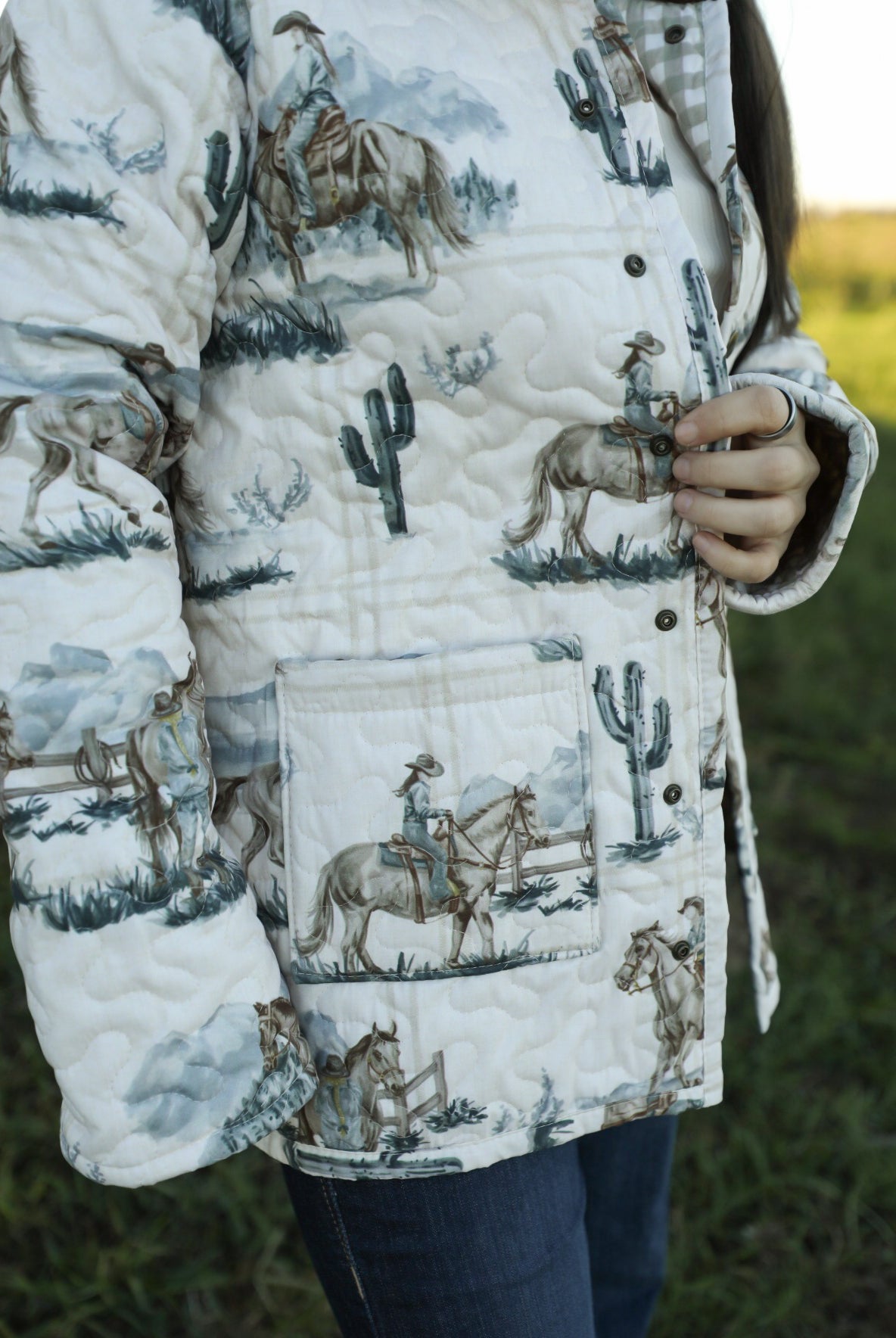 Desert Daughters Barn Jacket-Jacket-Crooked Horn Company, Online Women's Fashion Boutique in San Tan Valley, Arizona 85140