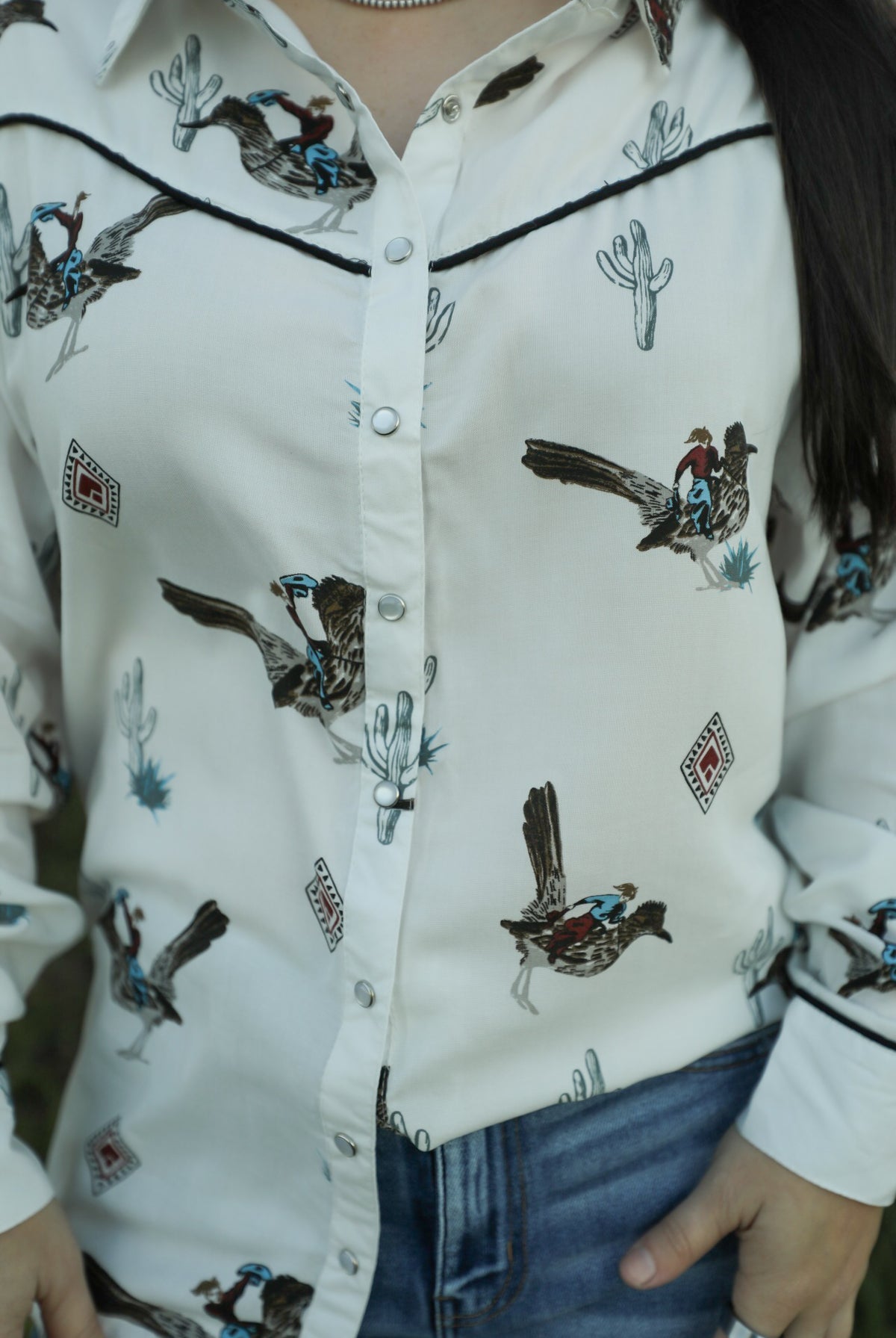 Roadrunner Top-Shirts-Crooked Horn Company, Online Women's Fashion Boutique in San Tan Valley, Arizona 85140