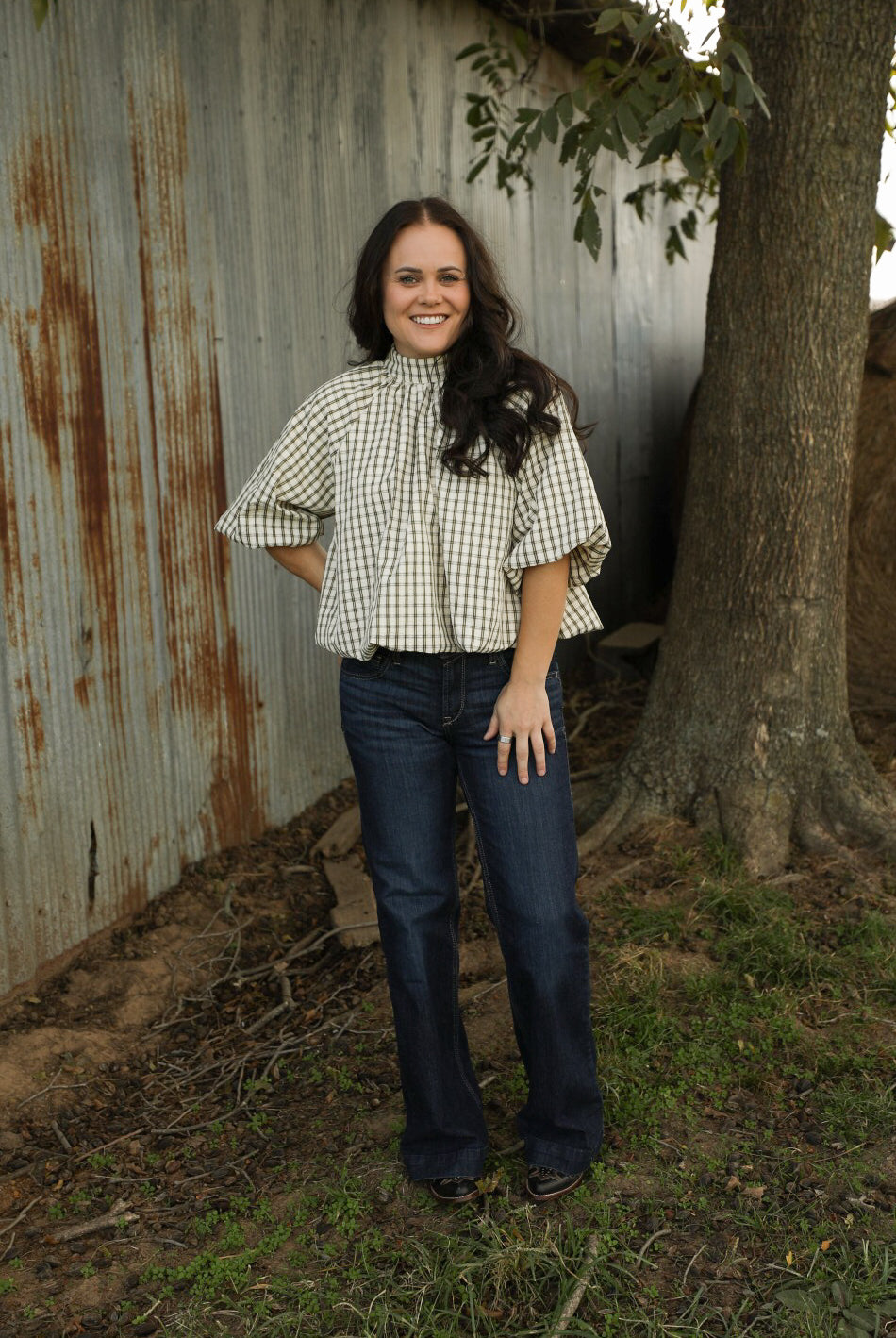 Hosmer Top-Shirts-Crooked Horn Company, Online Women's Fashion Boutique in San Tan Valley, Arizona 85140