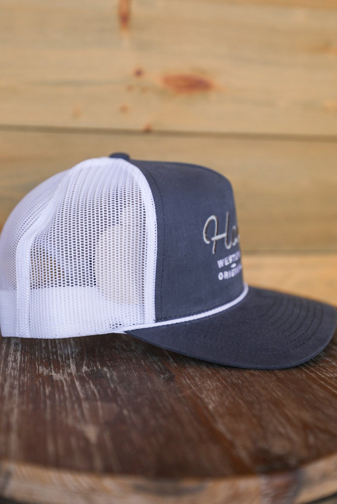 OG Blue & White Hat-Accessories-Crooked Horn Company, Online Women's Fashion Boutique in San Tan Valley, Arizona 85140