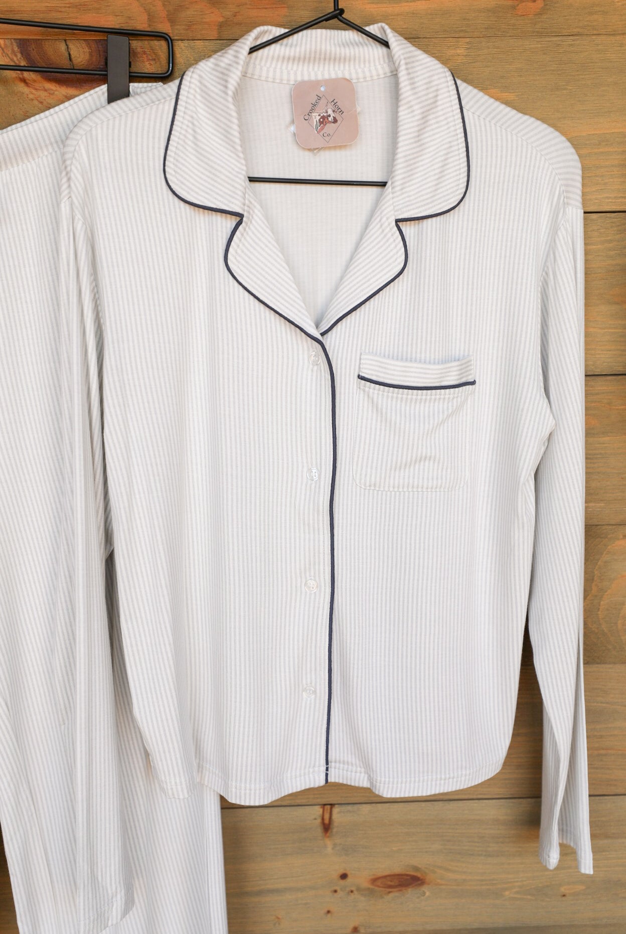 Holly Pajama Set-Lounge / Activewear-Crooked Horn Company, Online Women's Fashion Boutique in San Tan Valley, Arizona 85140