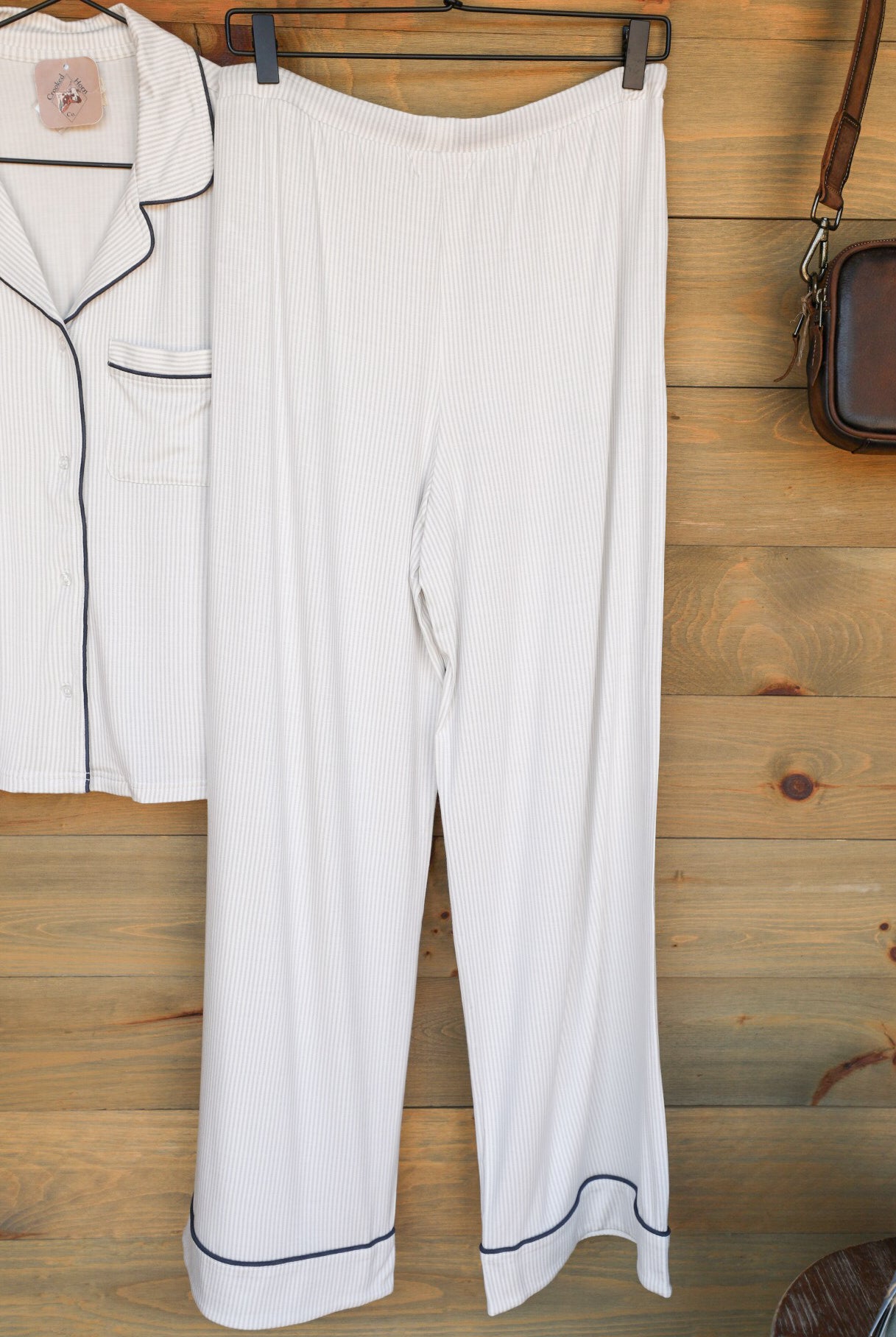 Holly Pajama Set-Lounge / Activewear-Crooked Horn Company, Online Women's Fashion Boutique in San Tan Valley, Arizona 85140