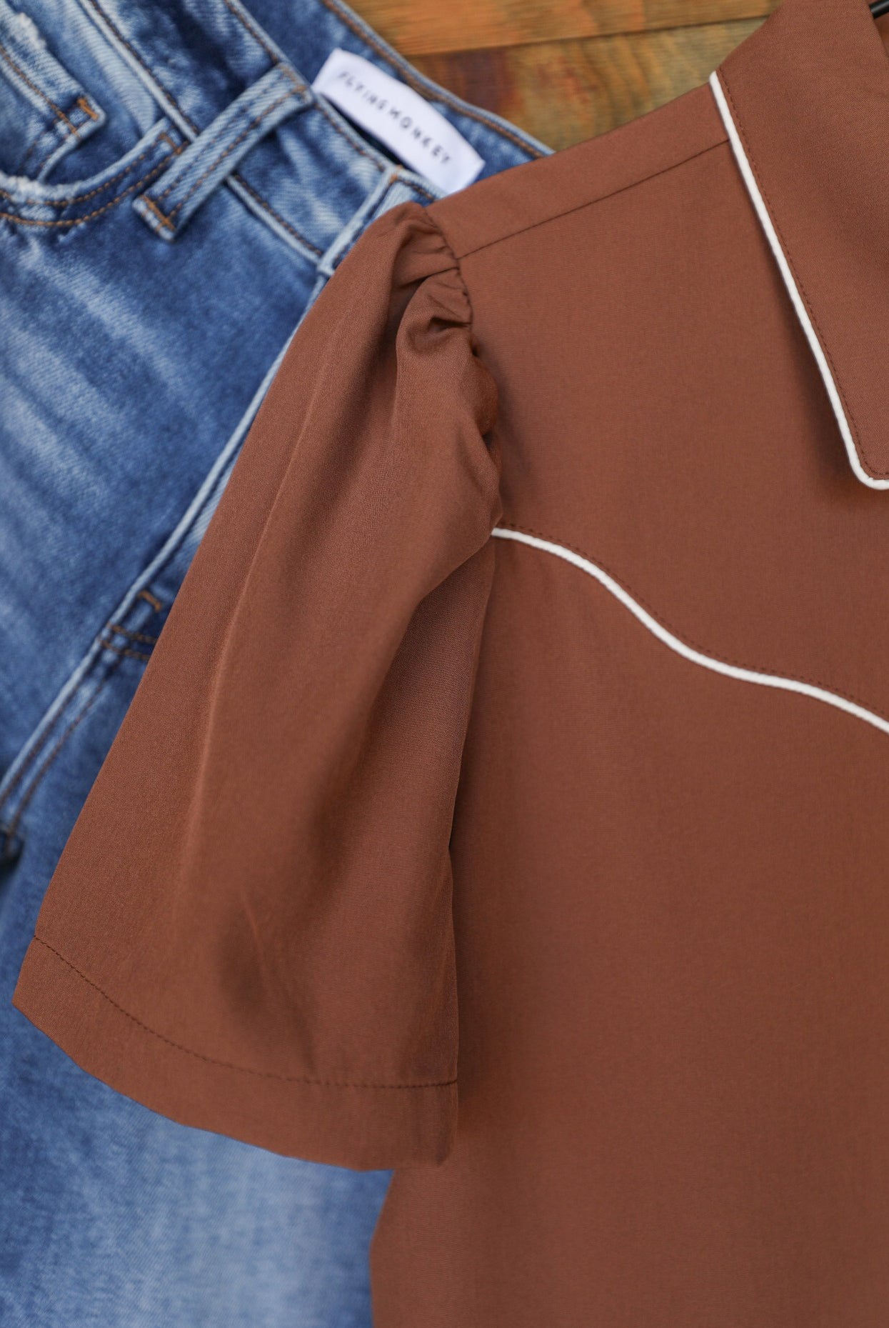 Brookings Top-Shirts-Crooked Horn Company, Online Women's Fashion Boutique in San Tan Valley, Arizona 85140