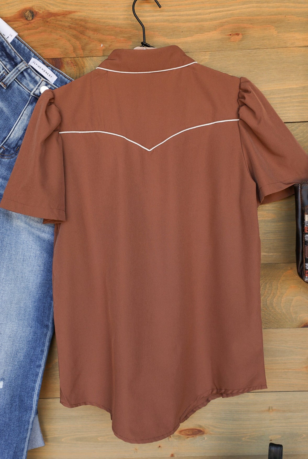 Brookings Top-Shirts-Crooked Horn Company, Online Women's Fashion Boutique in San Tan Valley, Arizona 85140