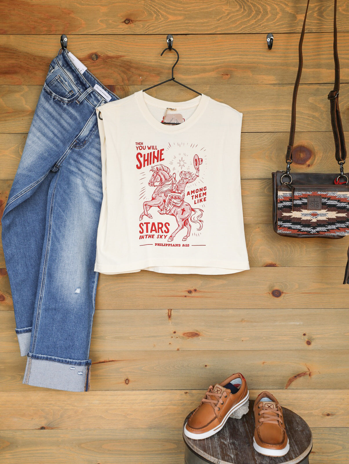 Shine On Top-Graphic Tee-Crooked Horn Company, Online Women's Fashion Boutique in San Tan Valley, Arizona 85140