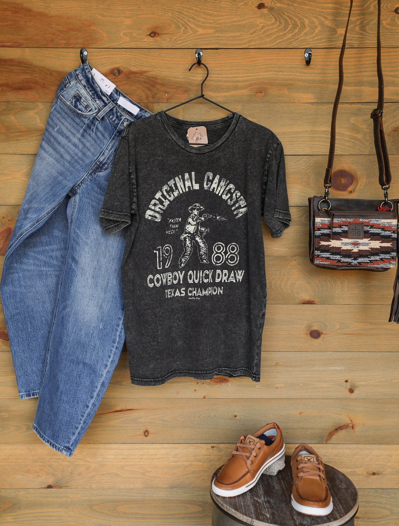 Gangsta II Tee-Graphic Tee-Crooked Horn Company, Online Women's Fashion Boutique in San Tan Valley, Arizona 85140