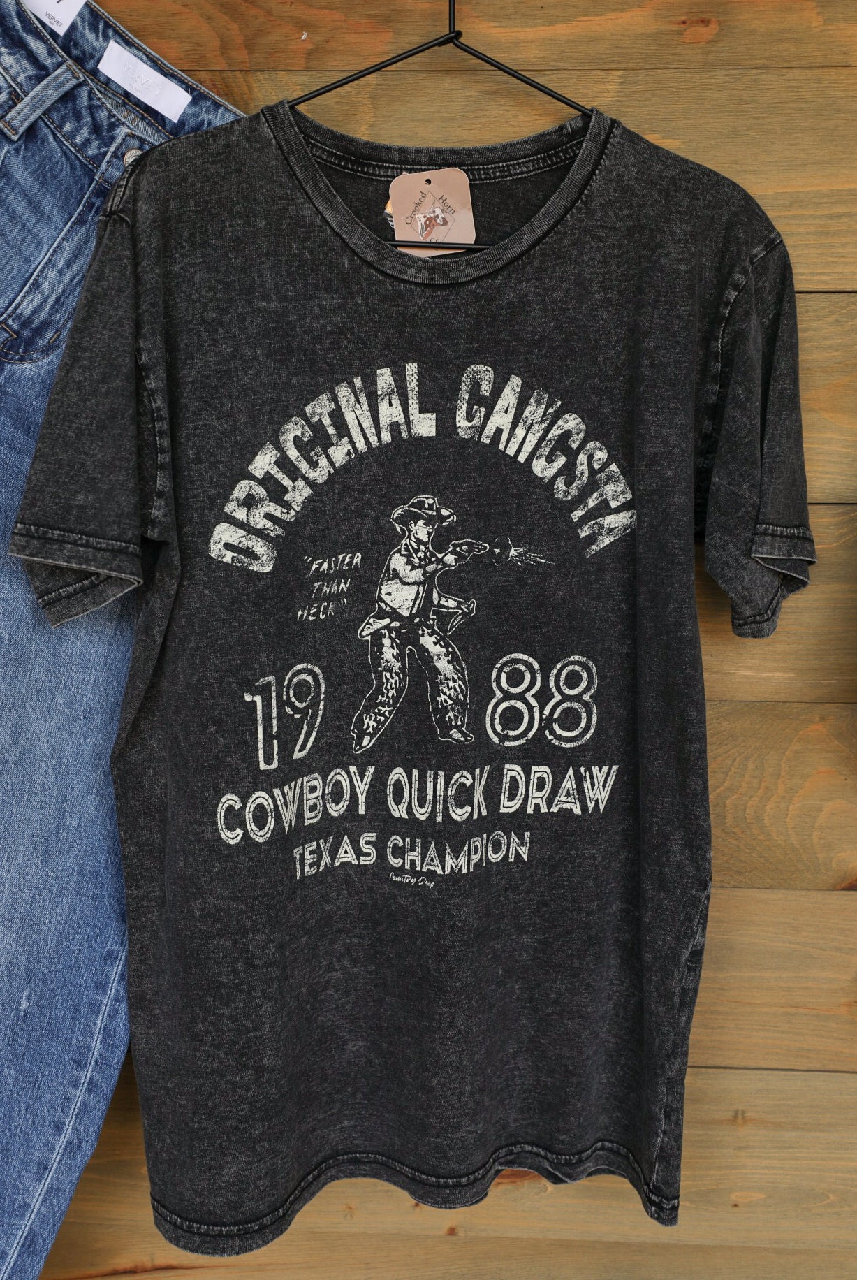 Gangsta II Tee-Graphic Tee-Crooked Horn Company, Online Women's Fashion Boutique in San Tan Valley, Arizona 85140