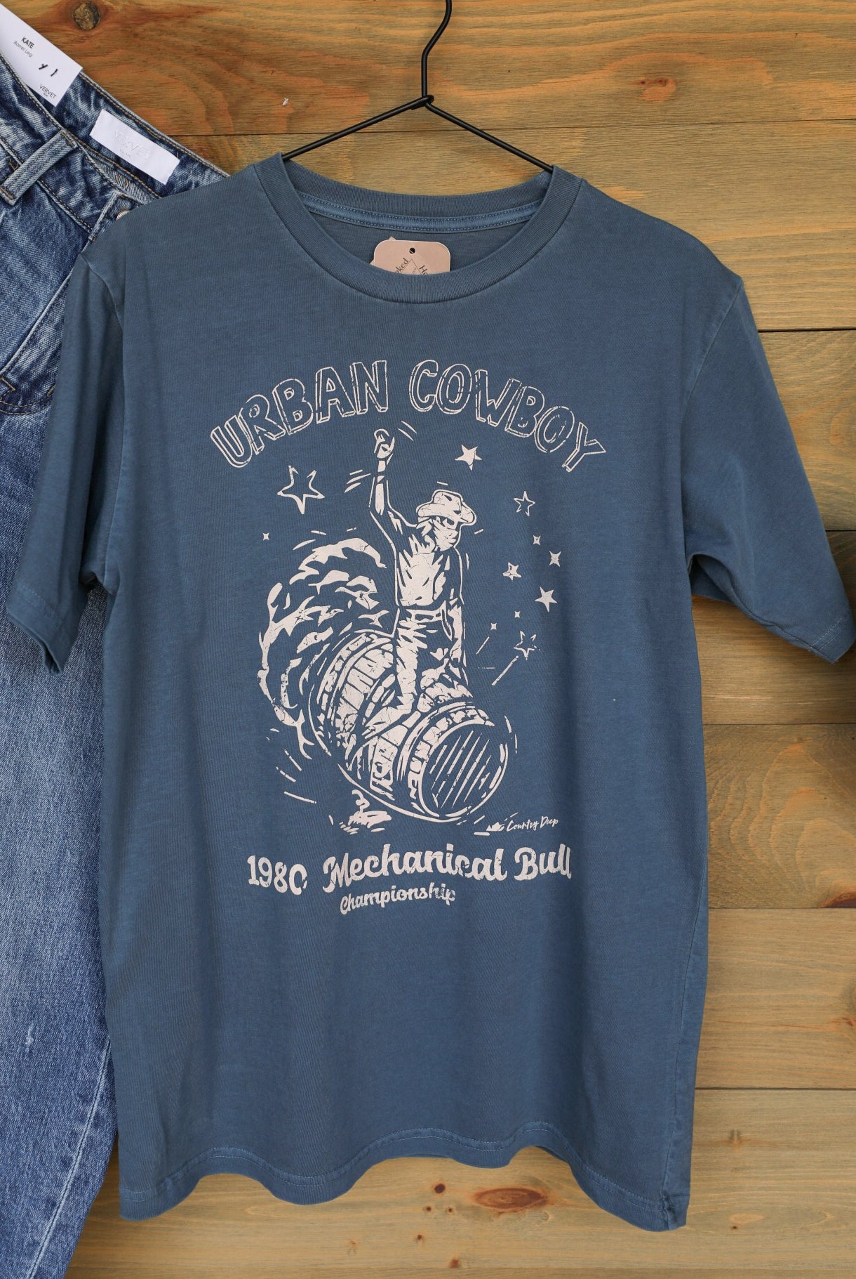 Urban Cowboy II Tee-Graphic Tee-Crooked Horn Company, Online Women's Fashion Boutique in San Tan Valley, Arizona 85140