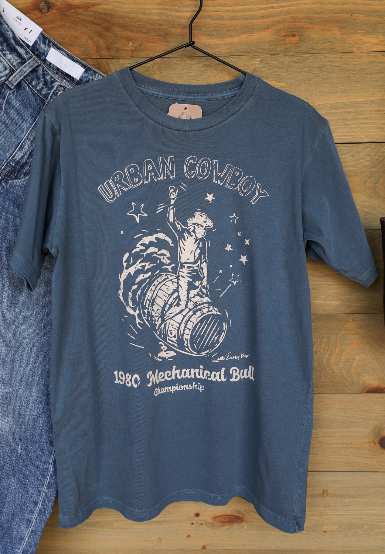 Urban Cowboy II Tee-Graphic Tee-Crooked Horn Company, Online Women's Fashion Boutique in San Tan Valley, Arizona 85140