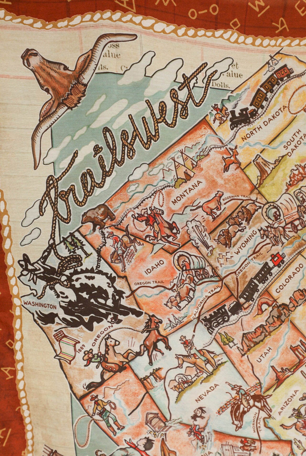 Trails West Wild Rag-Accessories-Crooked Horn Company, Online Women's Fashion Boutique in San Tan Valley, Arizona 85140