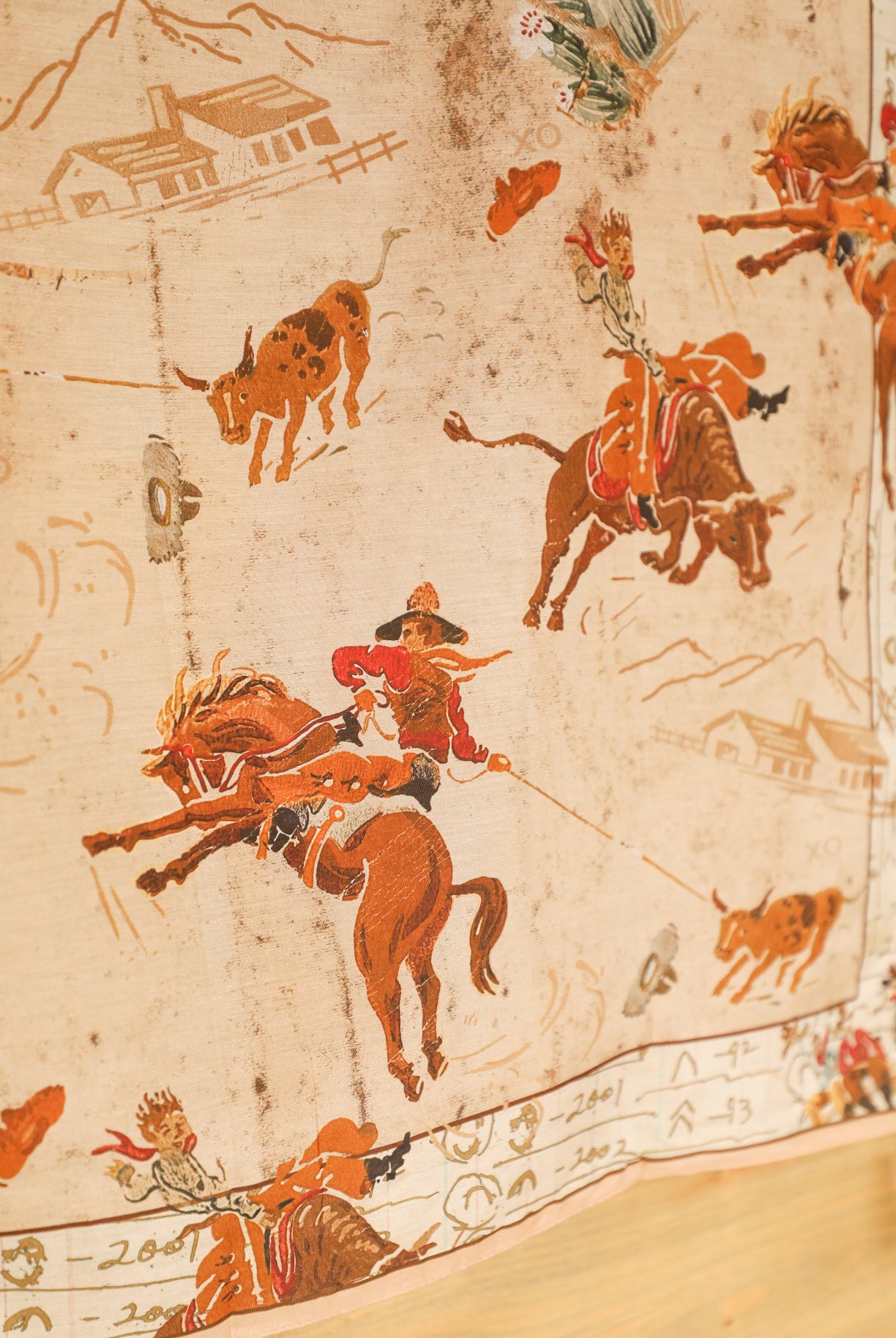 Opa's Wallpaper Wild Rag-Accessories-Crooked Horn Company, Online Women's Fashion Boutique in San Tan Valley, Arizona 85140