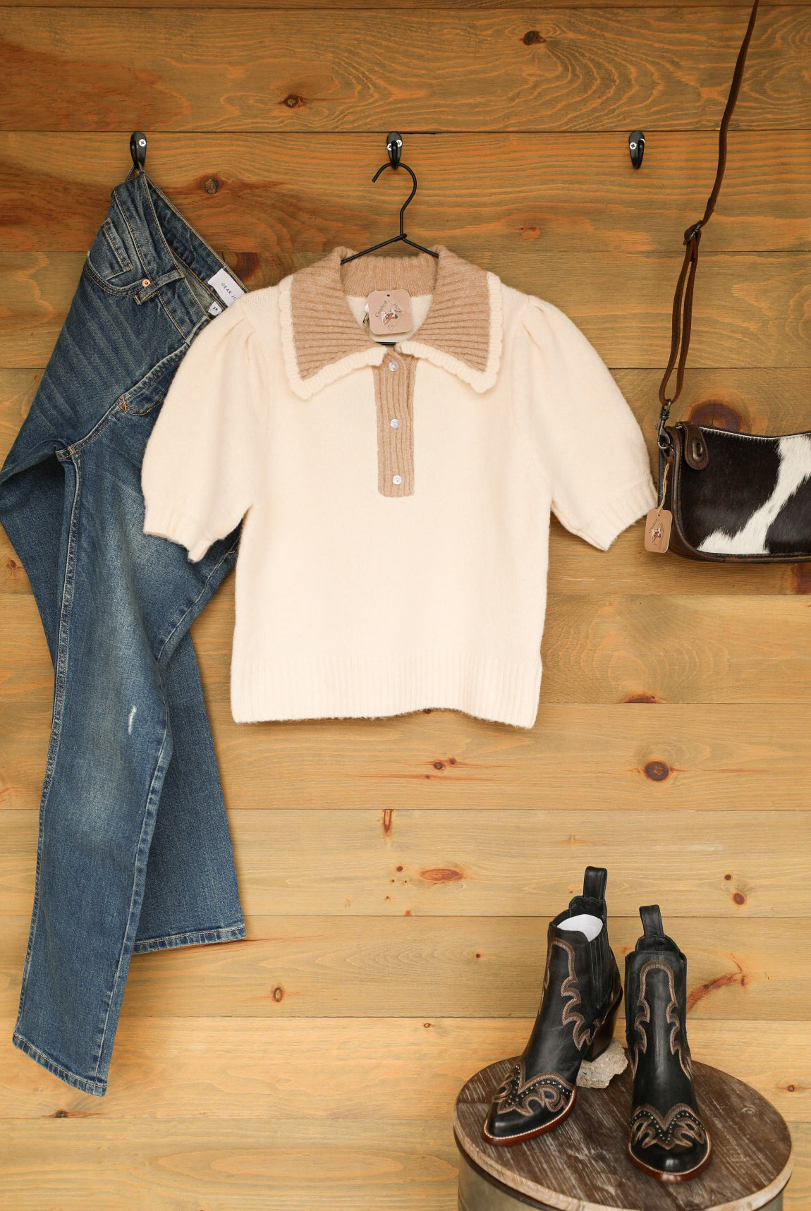 Fort Pierre Top-Shirts-Crooked Horn Company, Online Women's Fashion Boutique in San Tan Valley, Arizona 85140