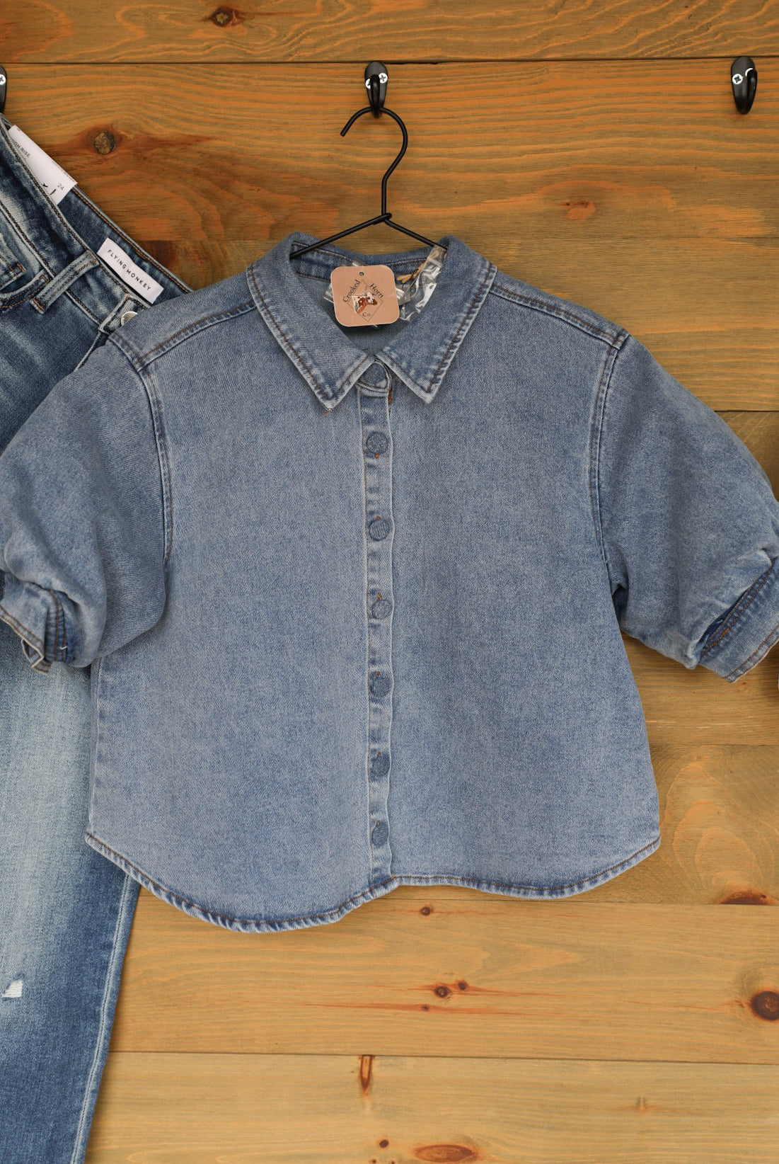 Redfield Top-Shirts-Crooked Horn Company, Online Women's Fashion Boutique in San Tan Valley, Arizona 85140