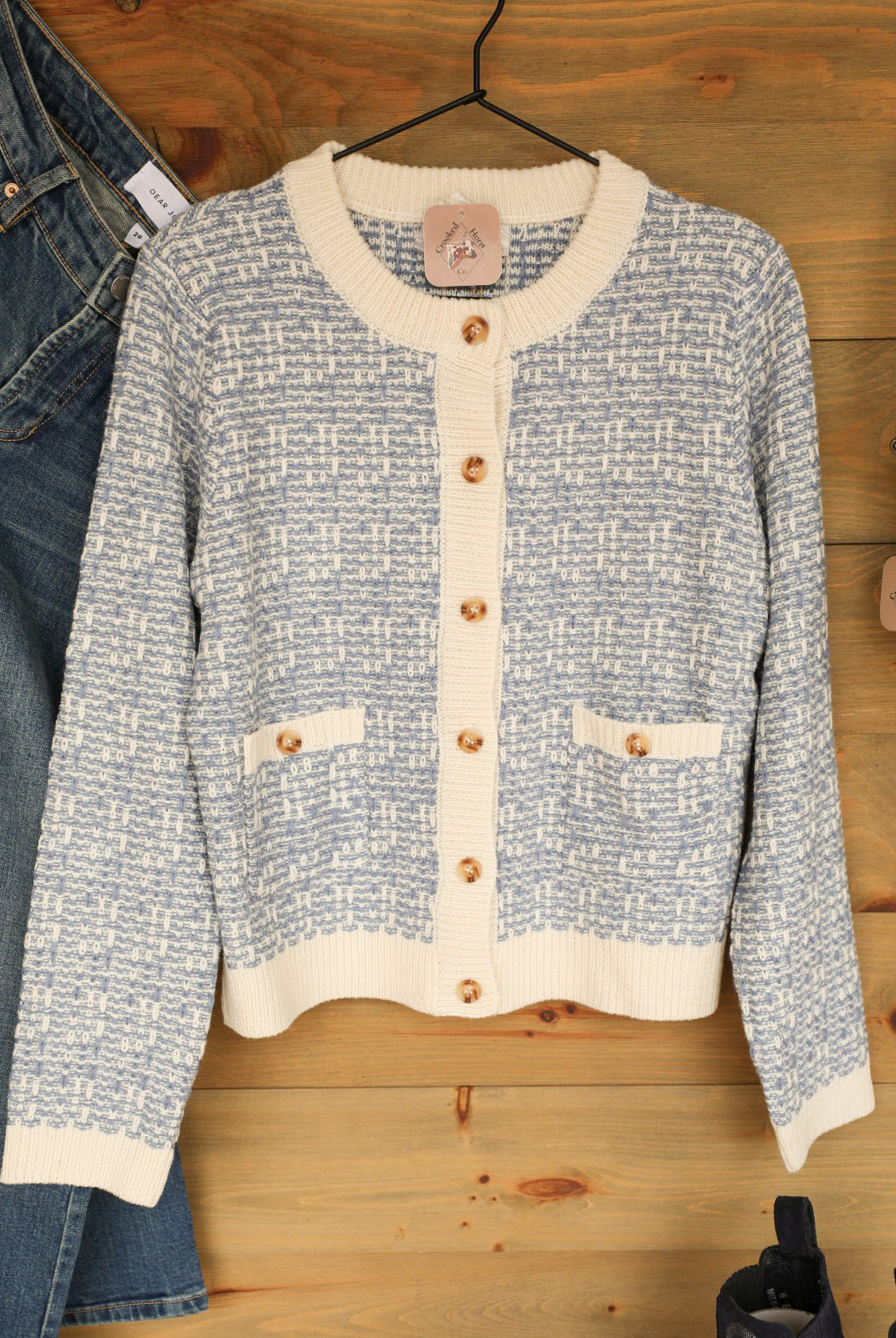 Crooks Cardigan-Jacket-Crooked Horn Company, Online Women's Fashion Boutique in San Tan Valley, Arizona 85140