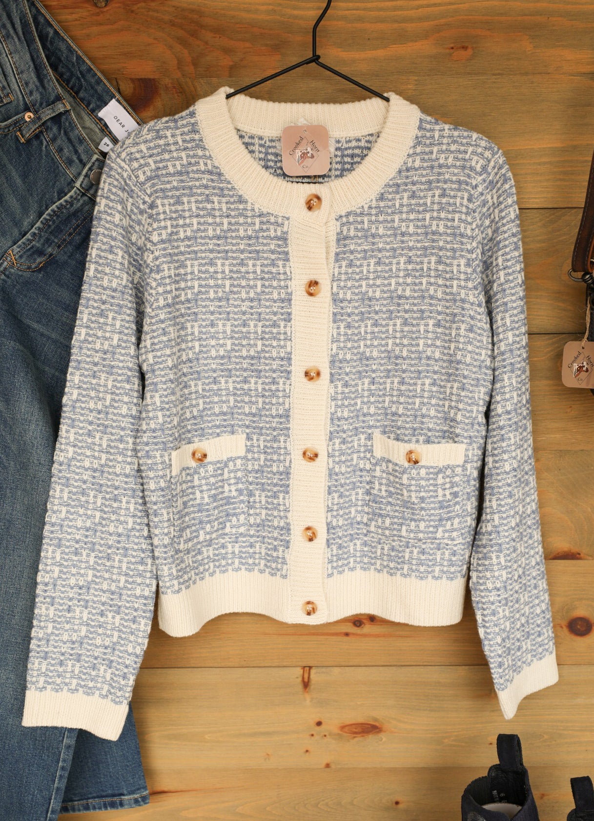 Crooks Cardigan-Jacket-Crooked Horn Company, Online Women's Fashion Boutique in San Tan Valley, Arizona 85140