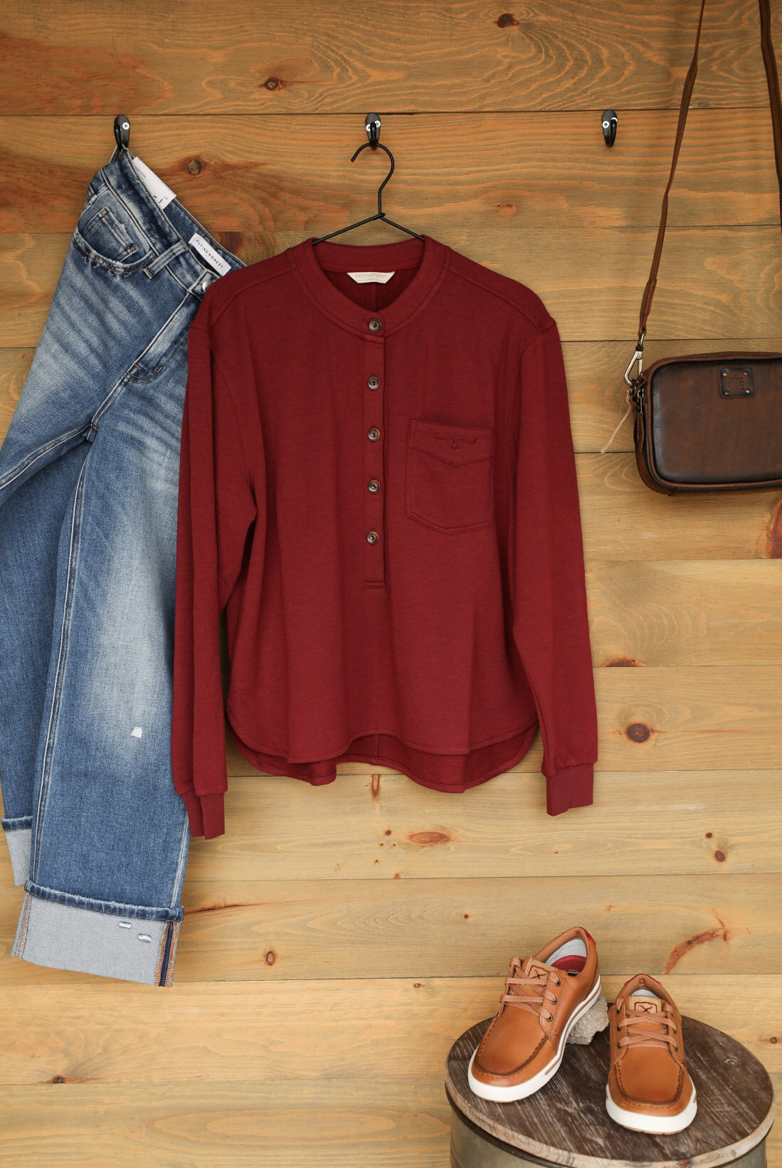 Elouise Top-Shirts-Crooked Horn Company, Online Women's Fashion Boutique in San Tan Valley, Arizona 85140