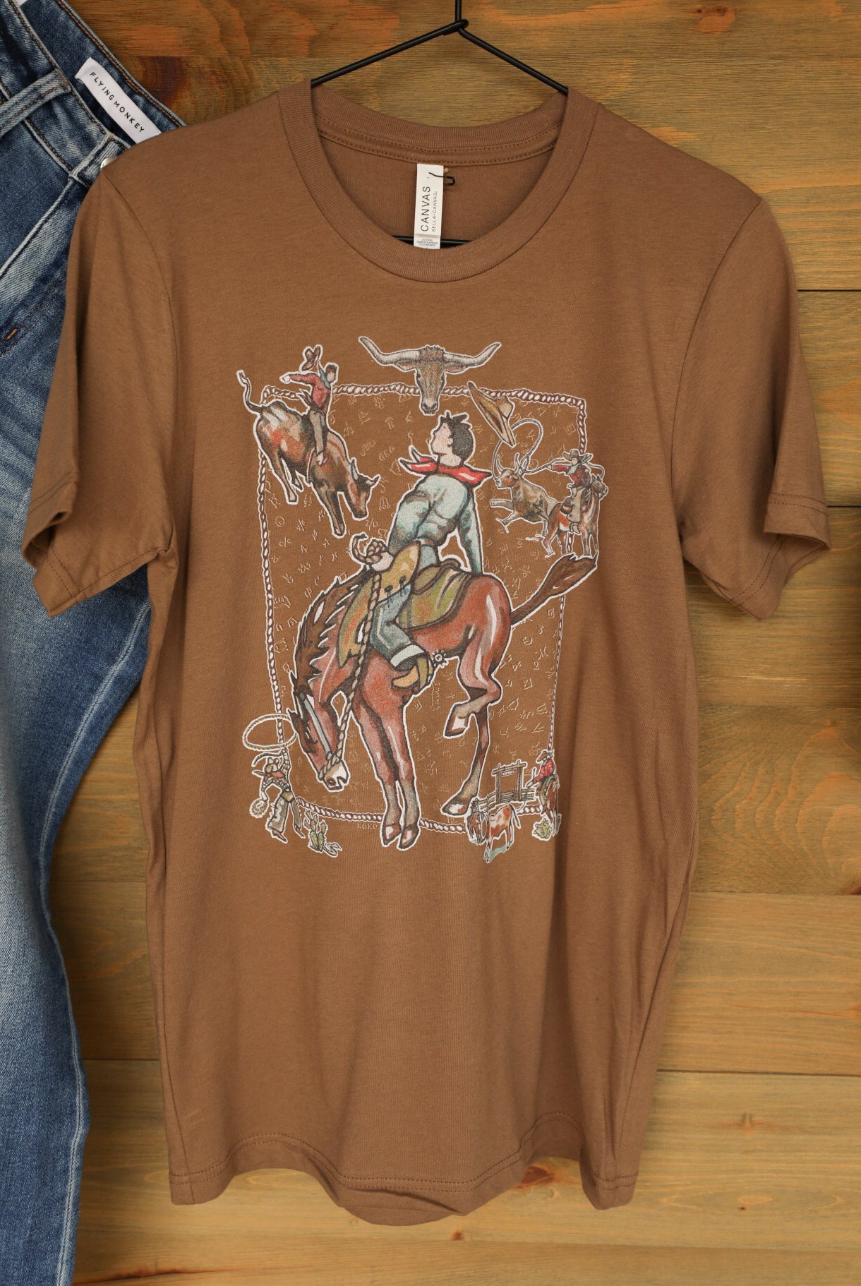 Trails West Graphic Tee-Graphic Tee-Crooked Horn Company, Online Women's Fashion Boutique in San Tan Valley, Arizona 85140