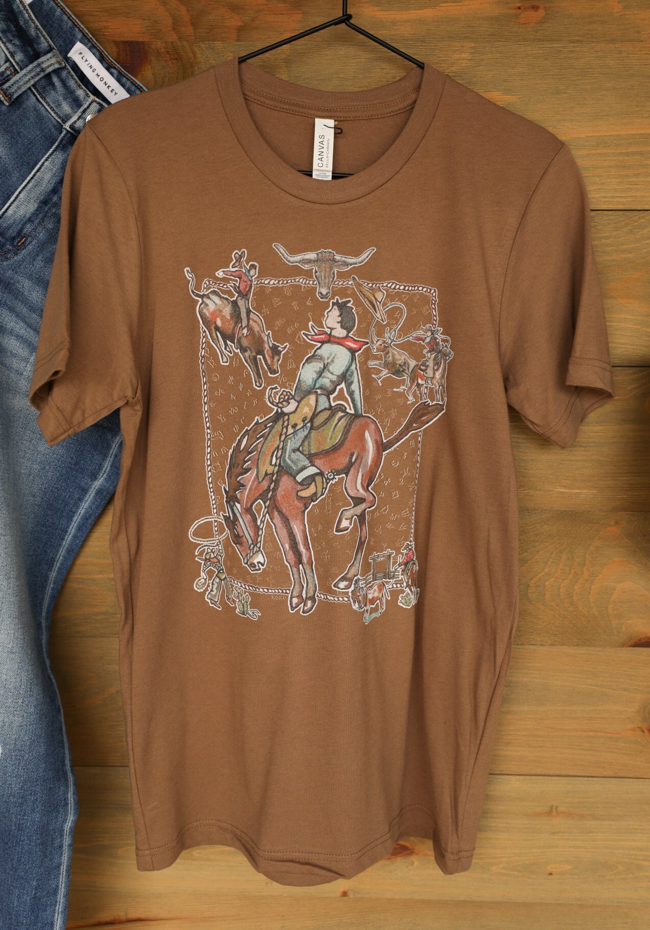 Trails West Graphic Tee-Graphic Tee-Crooked Horn Company, Online Women's Fashion Boutique in San Tan Valley, Arizona 85140