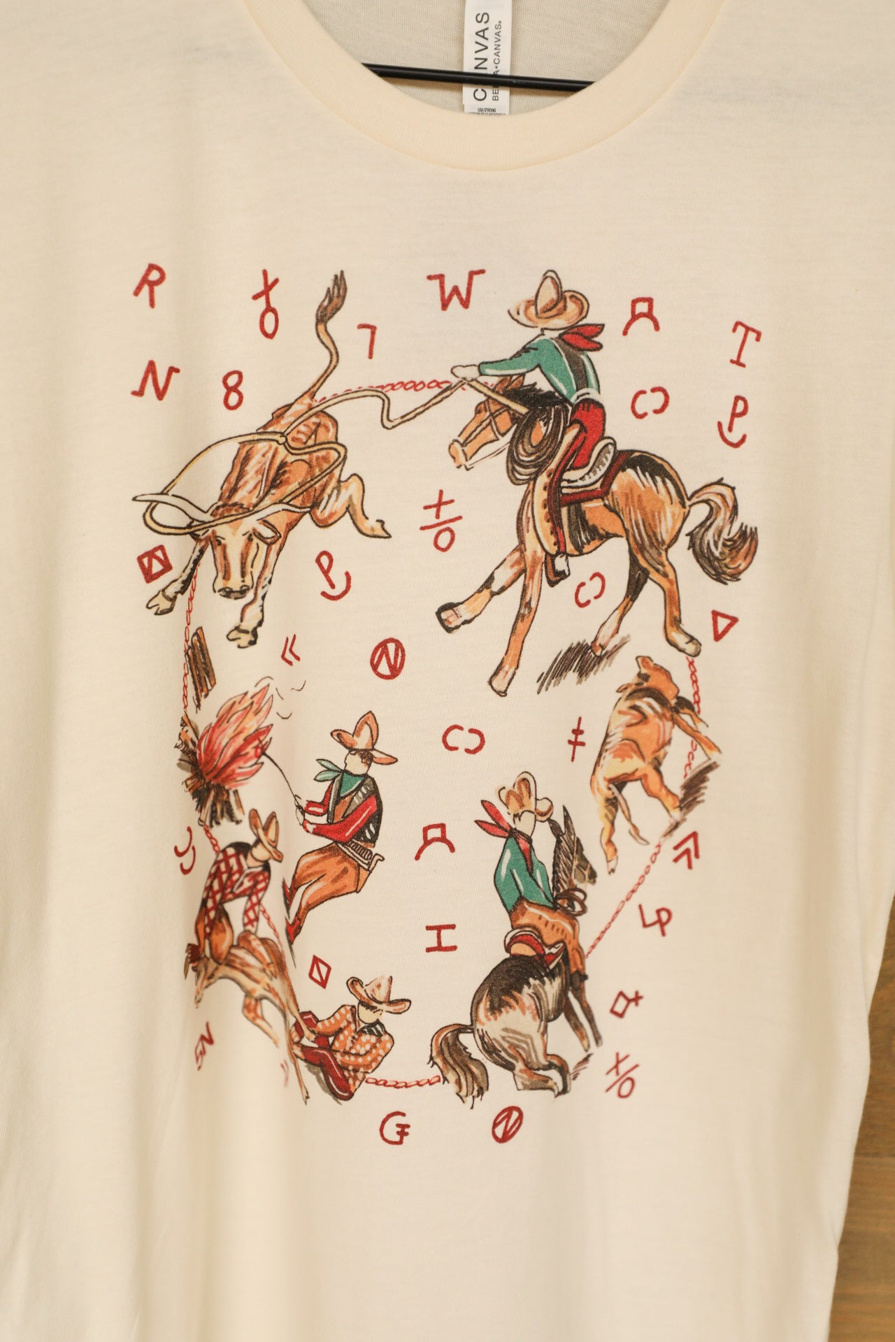 Cowboy Roundup Tee-Graphic Tee-Crooked Horn Company, Online Women's Fashion Boutique in San Tan Valley, Arizona 85140