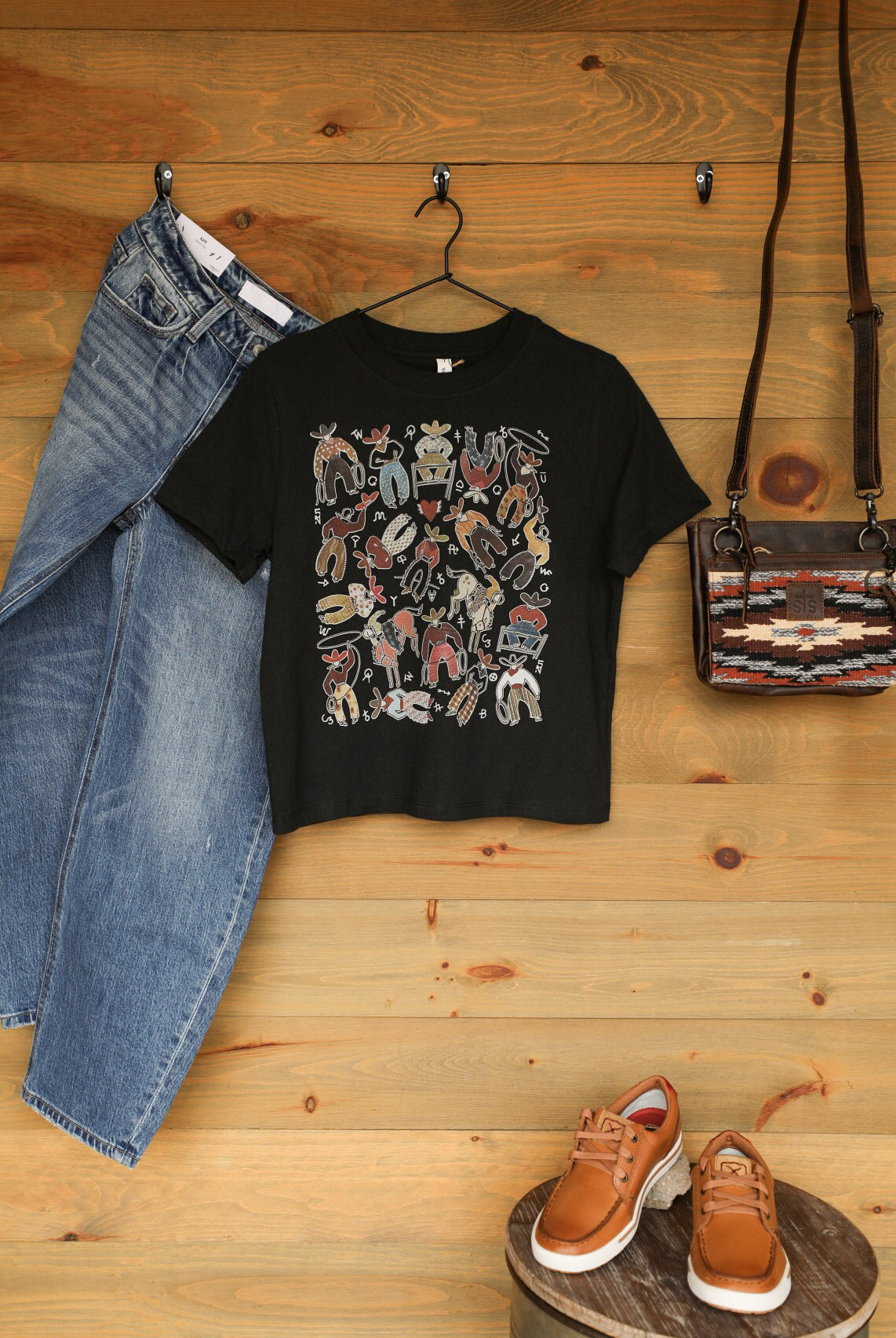 Way Out West Tee-Graphic Tee-Crooked Horn Company, Online Women's Fashion Boutique in San Tan Valley, Arizona 85140