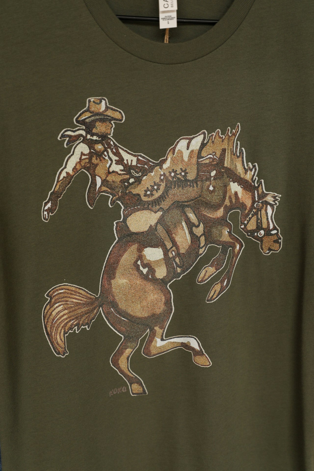 Bronc Tee-Graphic Tee-Crooked Horn Company, Online Women's Fashion Boutique in San Tan Valley, Arizona 85140