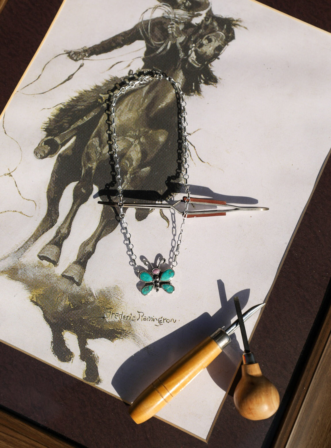 Butterfly Necklace-Jewelry-Crooked Horn Company, Online Women's Fashion Boutique in San Tan Valley, Arizona 85140