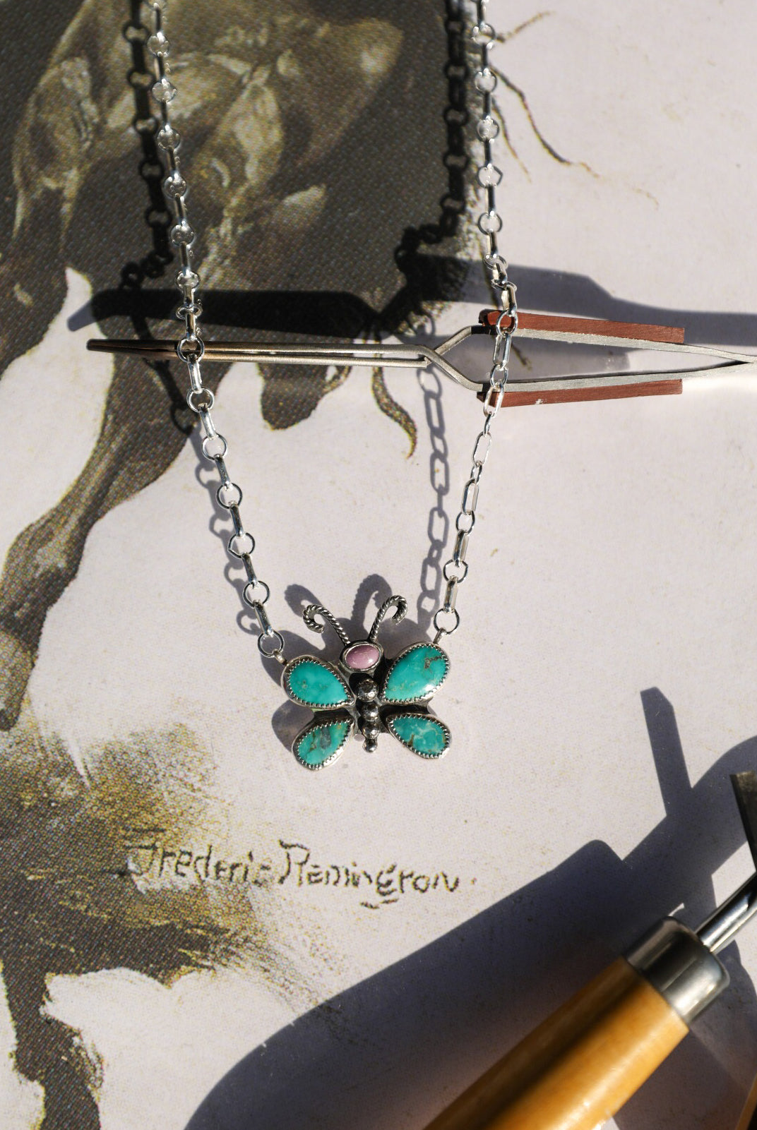 Butterfly Necklace-Jewelry-Crooked Horn Company, Online Women's Fashion Boutique in San Tan Valley, Arizona 85140