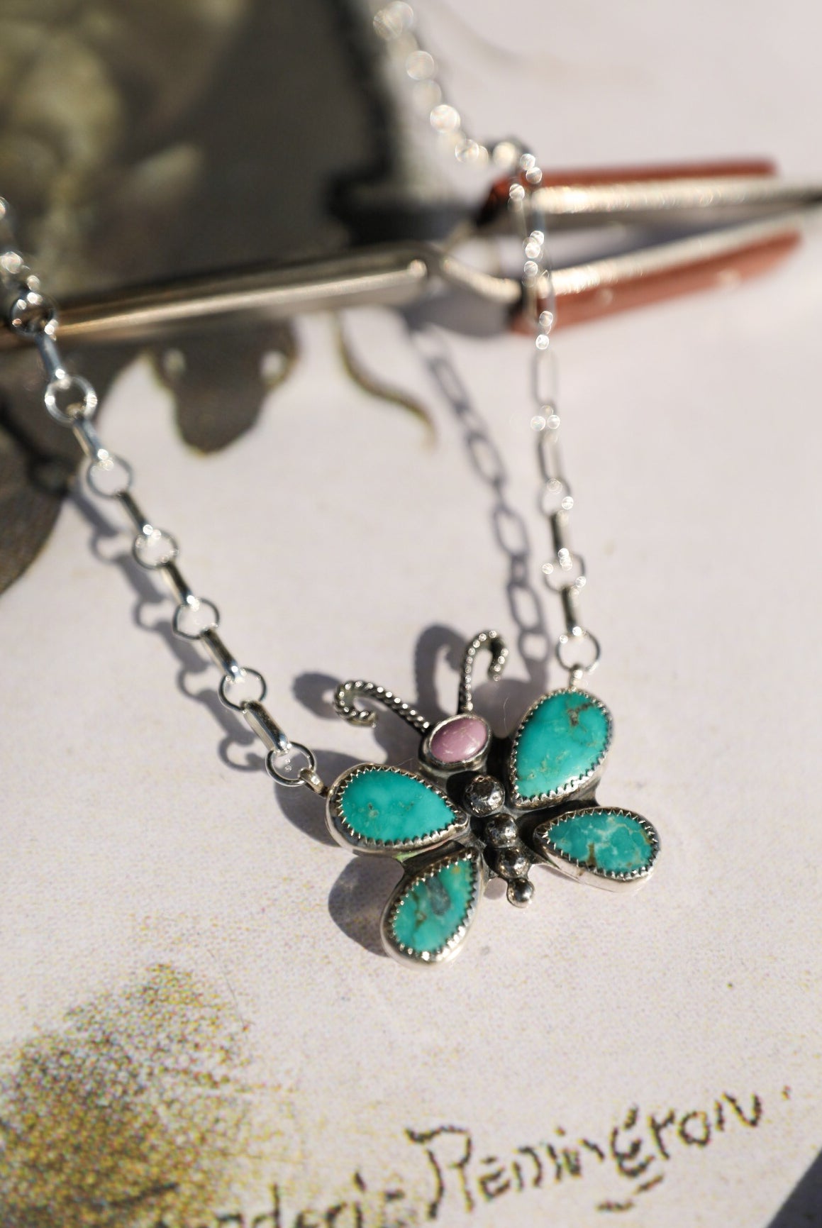 Butterfly Necklace-Jewelry-Crooked Horn Company, Online Women's Fashion Boutique in San Tan Valley, Arizona 85140