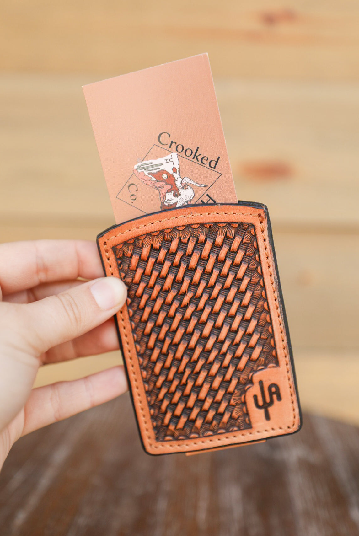 Basket Stamp Wallet-Purses/Bags-Crooked Horn Company, Online Women's Fashion Boutique in San Tan Valley, Arizona 85140
