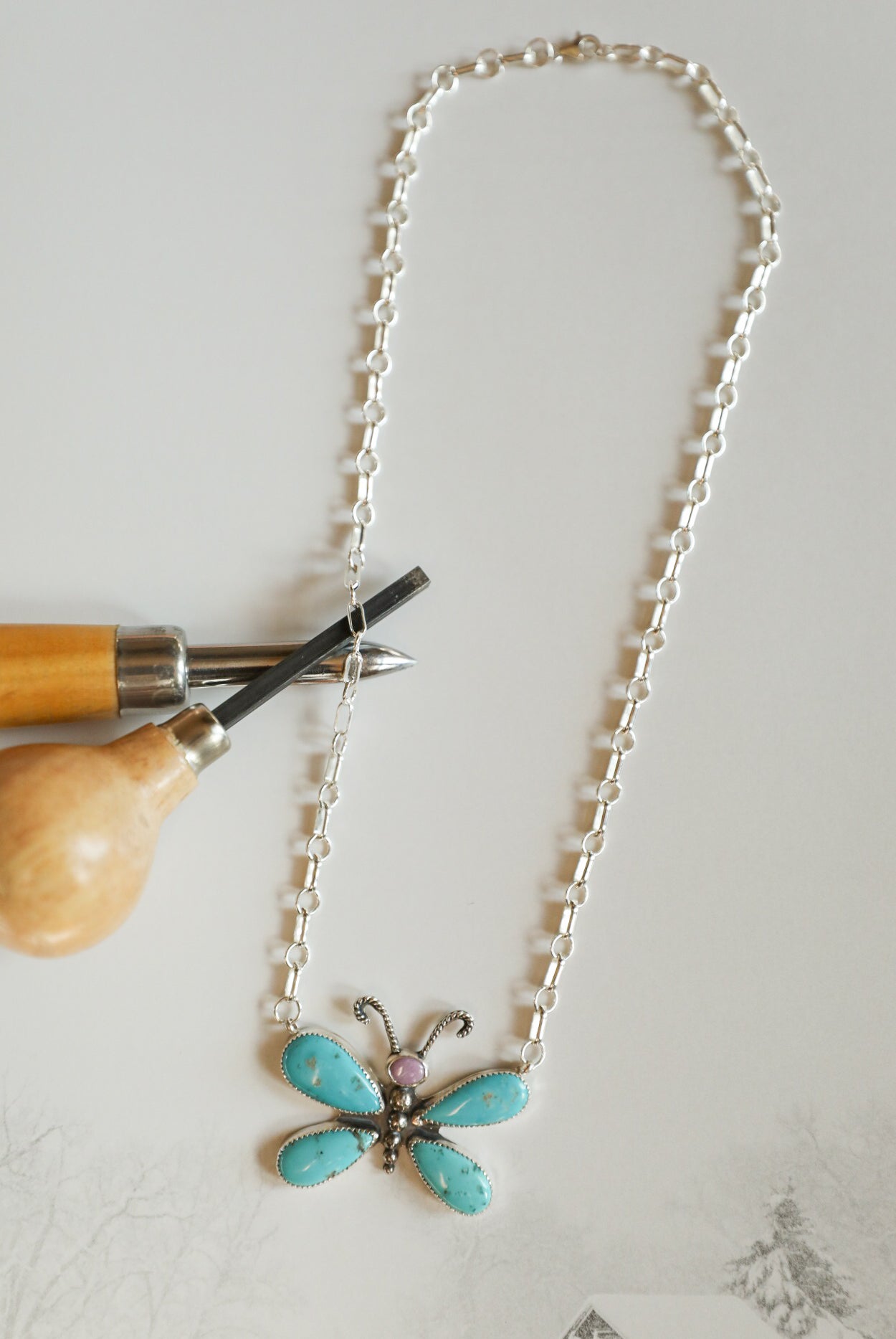 Butterfly Necklace-Jewelry-Crooked Horn Company, Online Women's Fashion Boutique in San Tan Valley, Arizona 85140