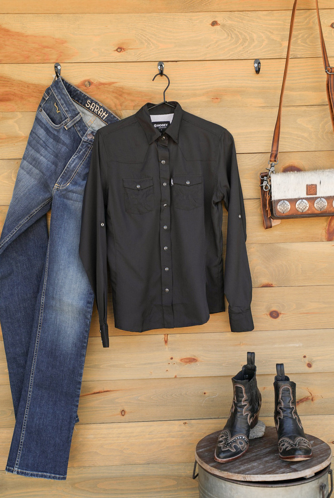 Sol Black Top-Shirts-Crooked Horn Company, Online Women's Fashion Boutique in San Tan Valley, Arizona 85140