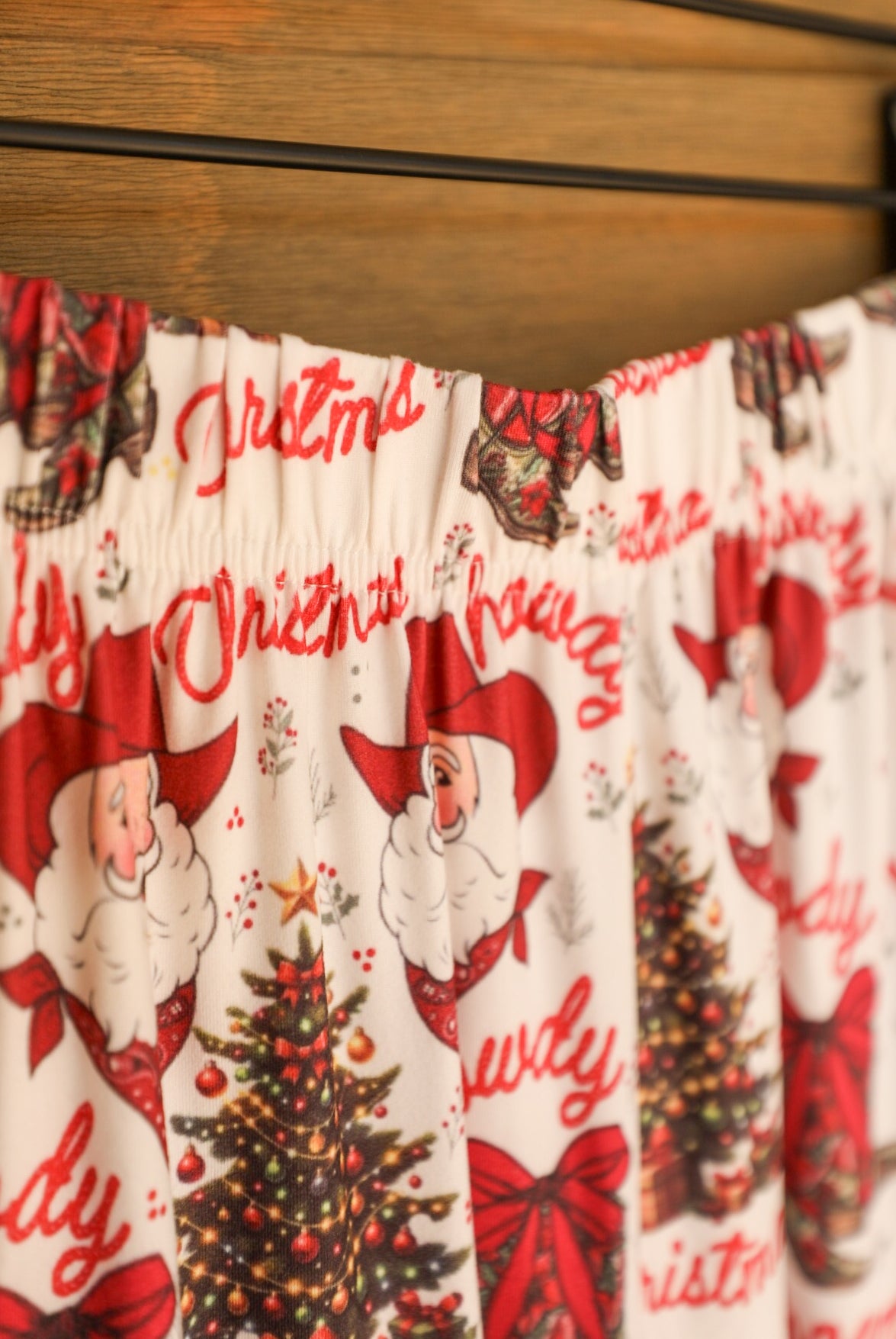 Bandana Santa Pajama Set-Lounge / Activewear-Crooked Horn Company, Online Women's Fashion Boutique in San Tan Valley, Arizona 85140