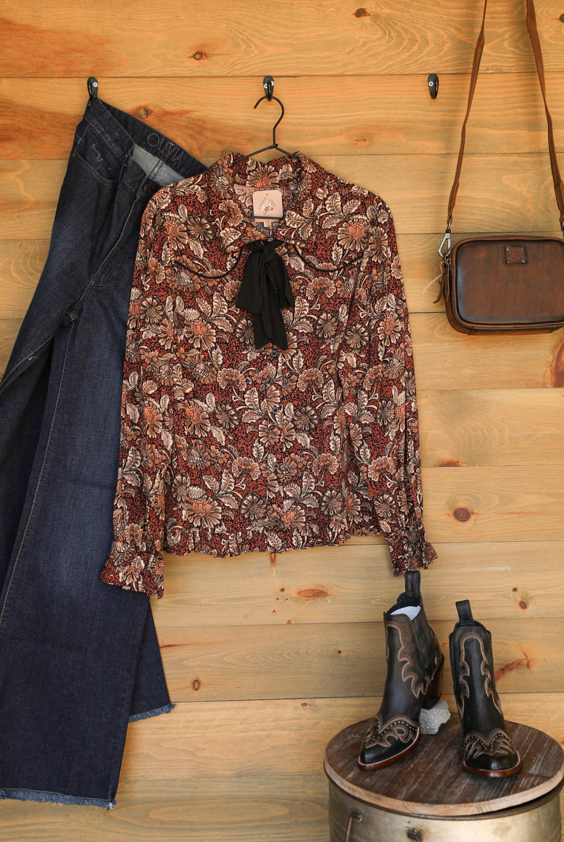 Piedmont Top-Shirts-Crooked Horn Company, Online Women's Fashion Boutique in San Tan Valley, Arizona 85140