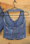 Hudson Halter Vest-Shirts-Crooked Horn Company, Online Women's Fashion Boutique in San Tan Valley, Arizona 85140