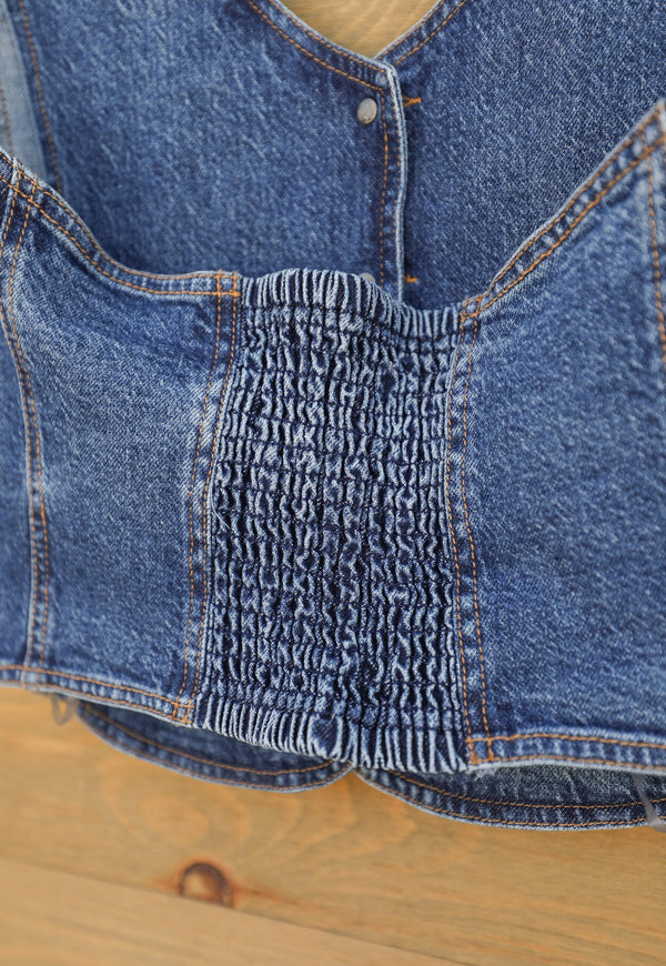 Hudson Halter Vest-Shirts-Crooked Horn Company, Online Women's Fashion Boutique in San Tan Valley, Arizona 85140