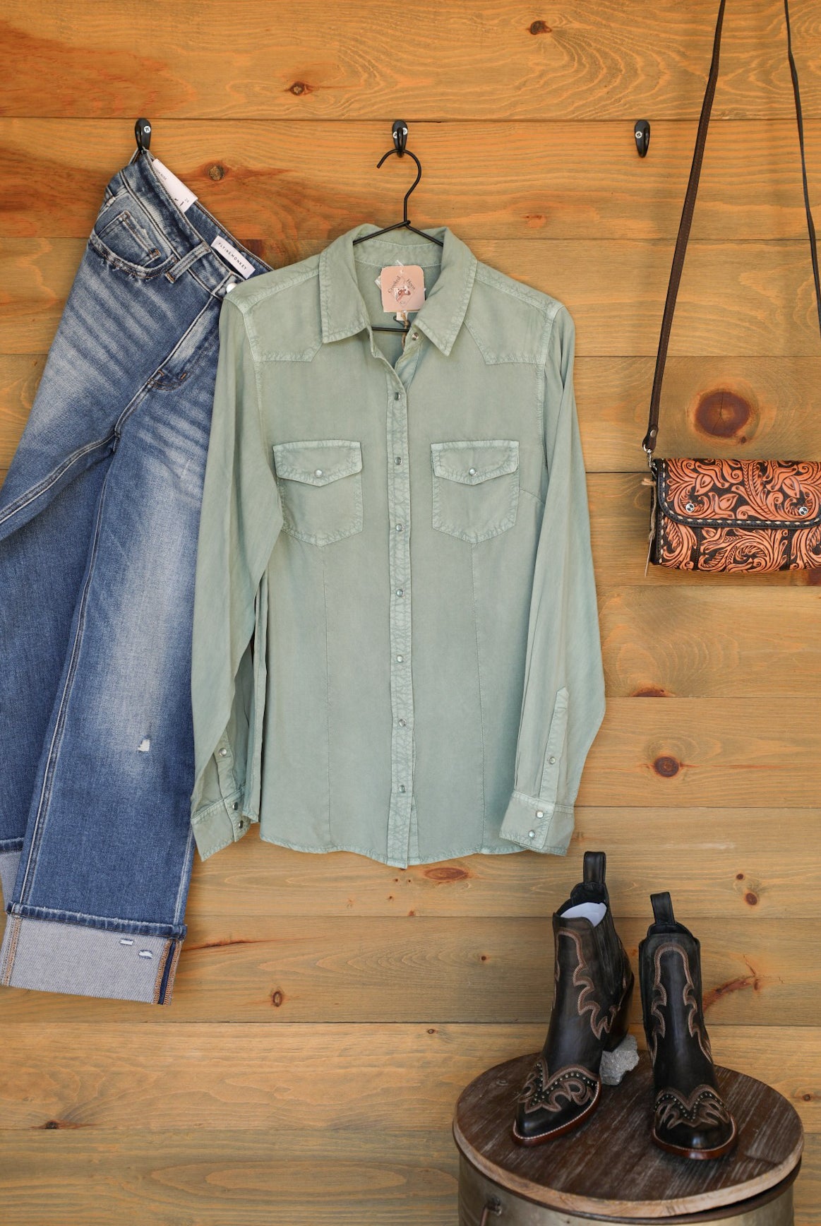 Tyndall Top-Shirts-Crooked Horn Company, Online Women's Fashion Boutique in San Tan Valley, Arizona 85140