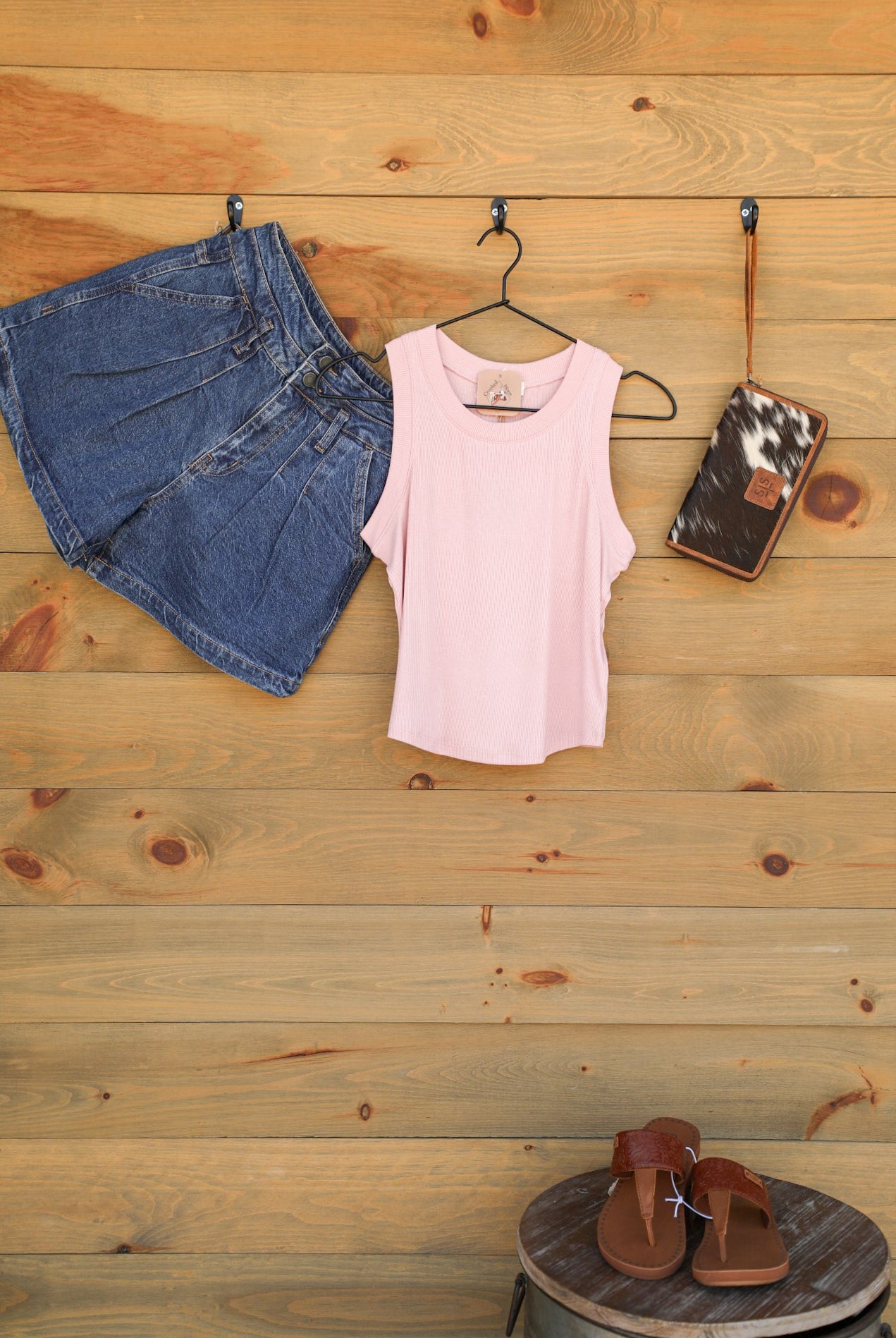 Baby Cleo II Tank Top-Shirts-Crooked Horn Company, Online Women's Fashion Boutique in San Tan Valley, Arizona 85140