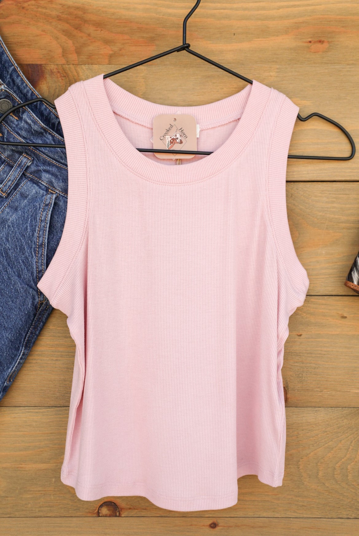 Baby Cleo II Tank Top-Shirts-Crooked Horn Company, Online Women's Fashion Boutique in San Tan Valley, Arizona 85140