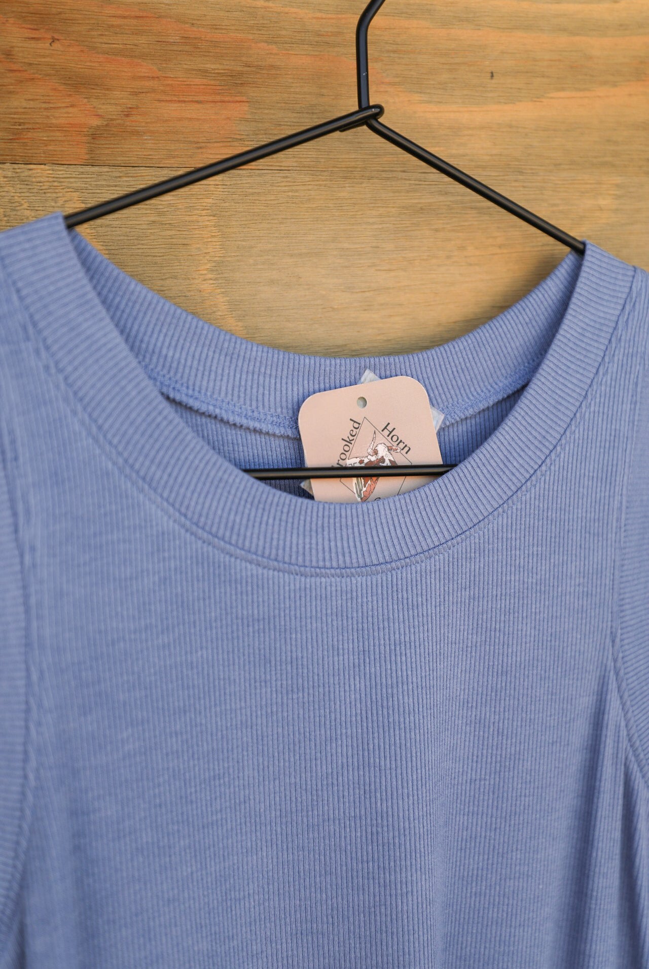 Cleo Stormy Blue Tank Top-Shirts-Crooked Horn Company, Online Women's Fashion Boutique in San Tan Valley, Arizona 85140