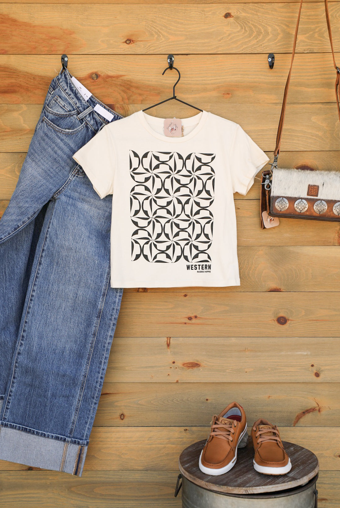 Hat Tee-Graphic Tee-Crooked Horn Company, Online Women's Fashion Boutique in San Tan Valley, Arizona 85140