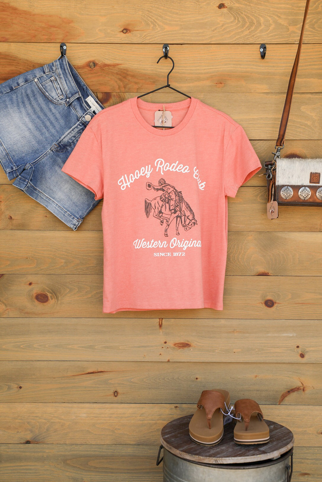 Rodeo Club Tee-Graphic Tee-Crooked Horn Company, Online Women's Fashion Boutique in San Tan Valley, Arizona 85140