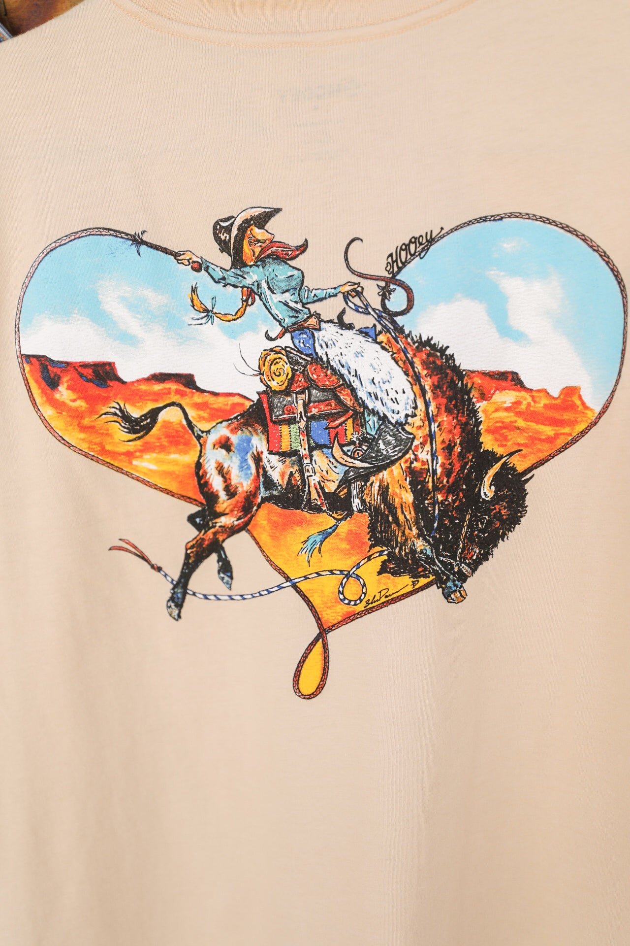 Buffalo Heart Tee-Graphic Tee-Crooked Horn Company, Online Women's Fashion Boutique in San Tan Valley, Arizona 85140