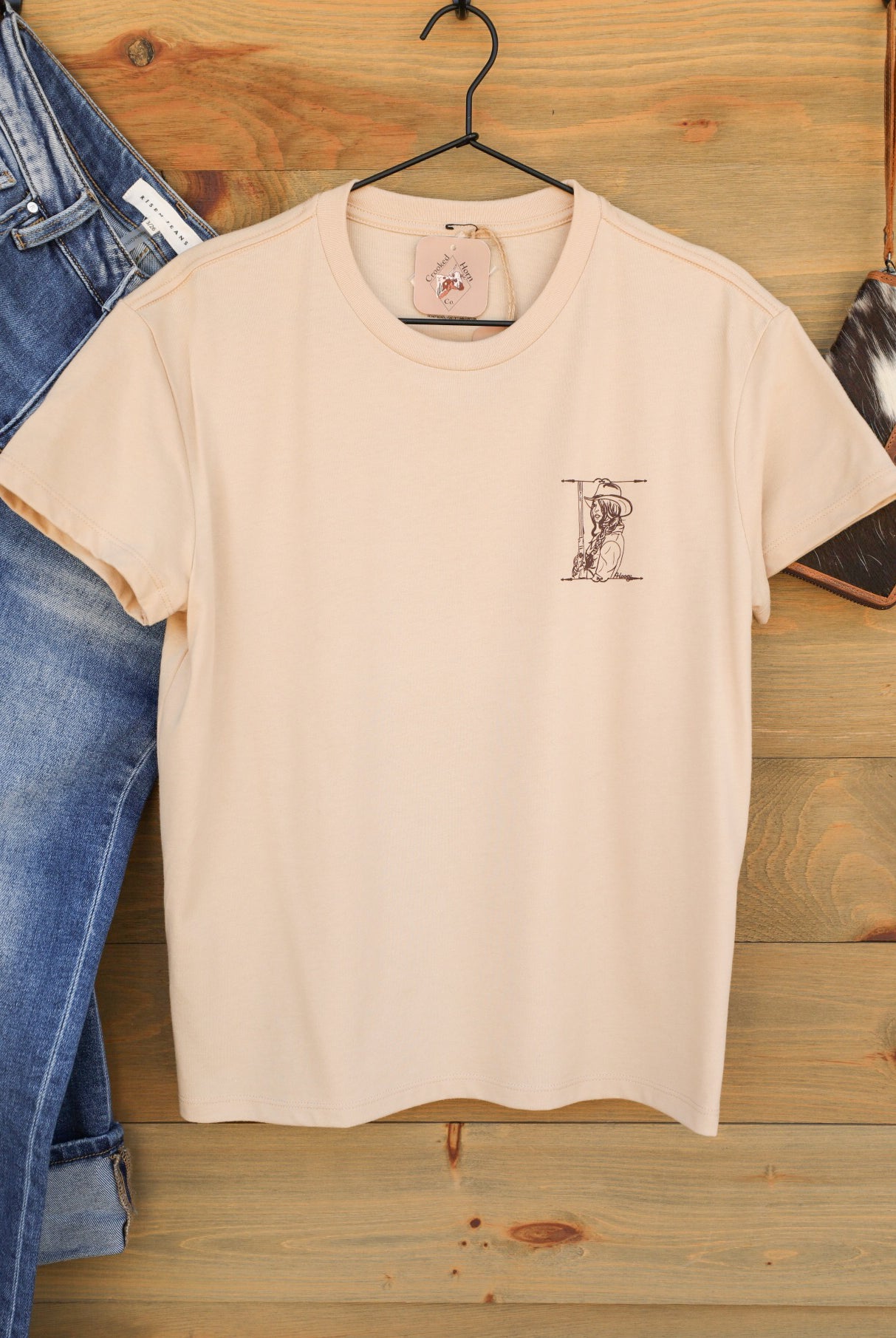 Bandita Tee-Graphic Tee-Crooked Horn Company, Online Women's Fashion Boutique in San Tan Valley, Arizona 85140