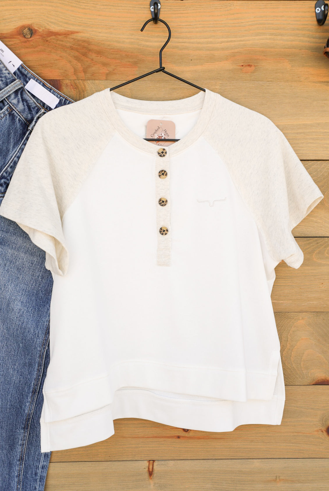 Hellena Top-Shirts-Crooked Horn Company, Online Women's Fashion Boutique in San Tan Valley, Arizona 85140