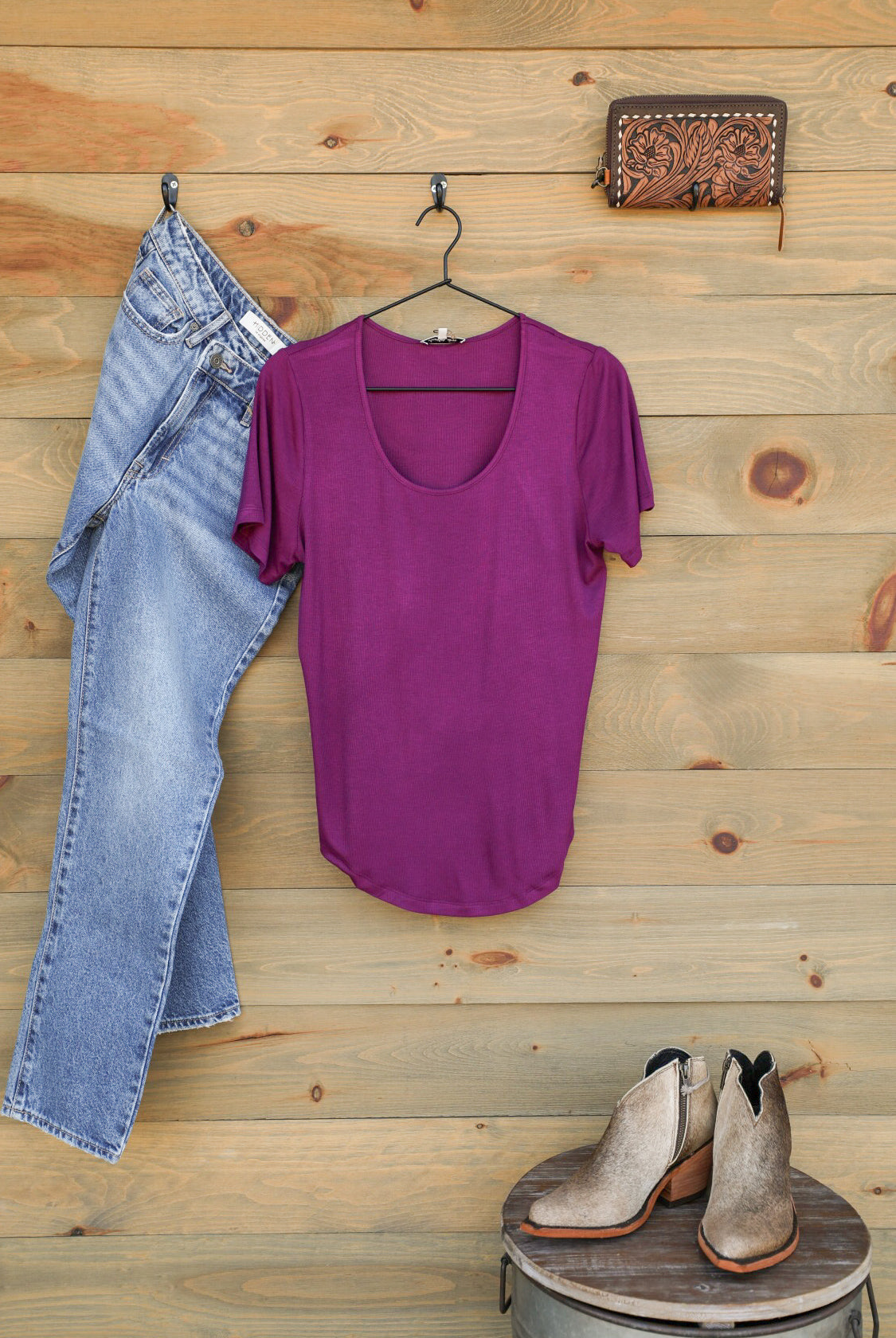 Aimee Top-Shirts-Crooked Horn Company, Online Women's Fashion Boutique in San Tan Valley, Arizona 85140